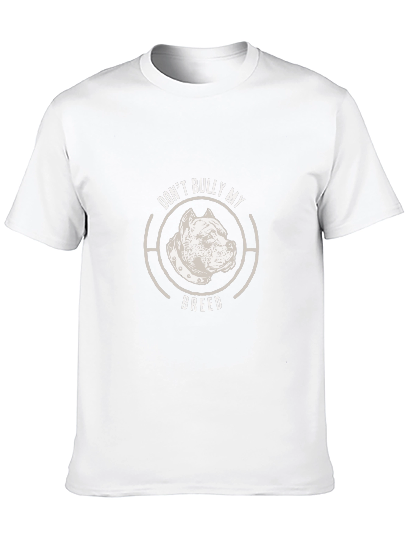 Dont Bully My Breed Dog Graphic T-Shirt