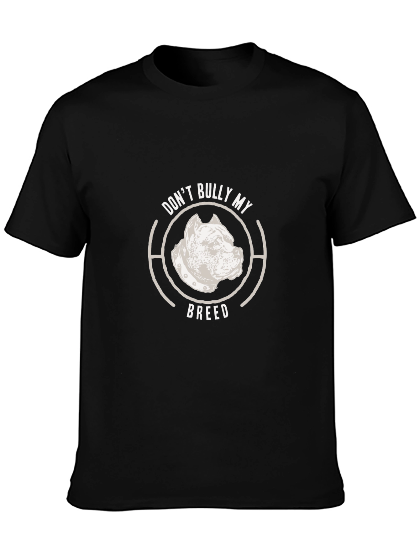 Dont Bully My Breed Dog Graphic T-Shirt