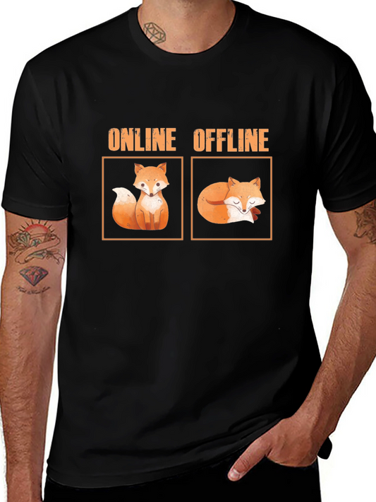 Online Offline Fox Graphic Tee