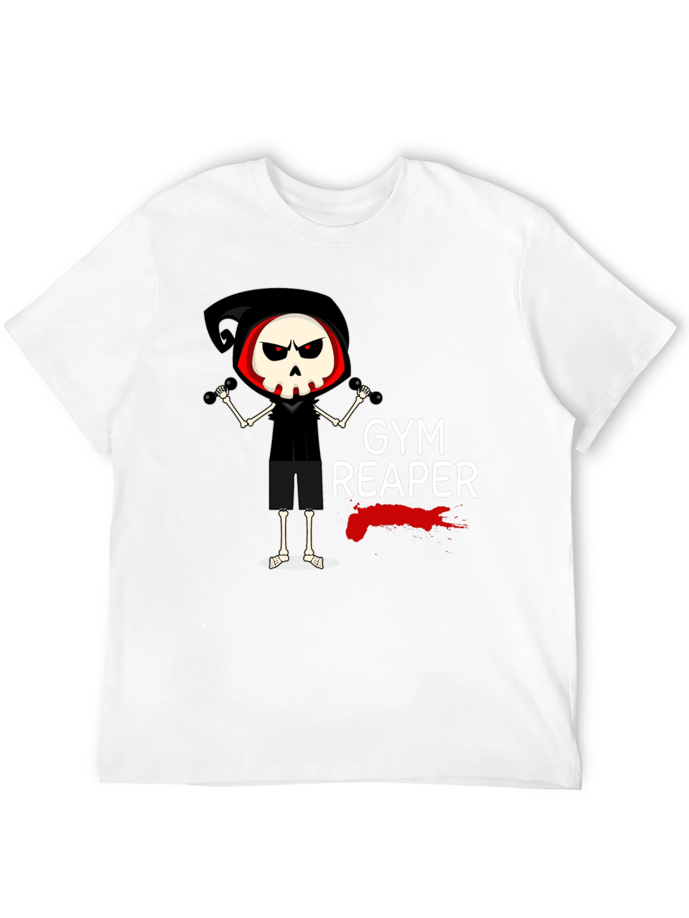 Gym Reaper Graphic Tee - Funny Workout T-Shirt