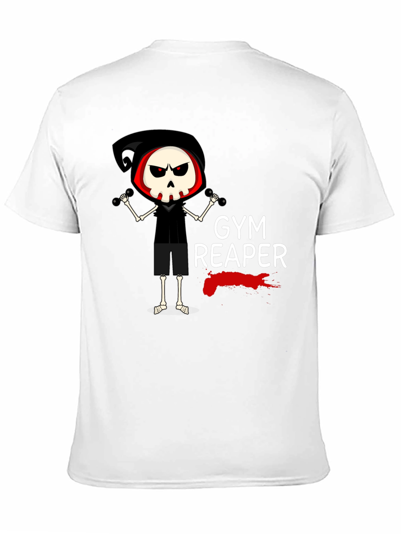 Gym Reaper Graphic Tee - Funny Workout T-Shirt