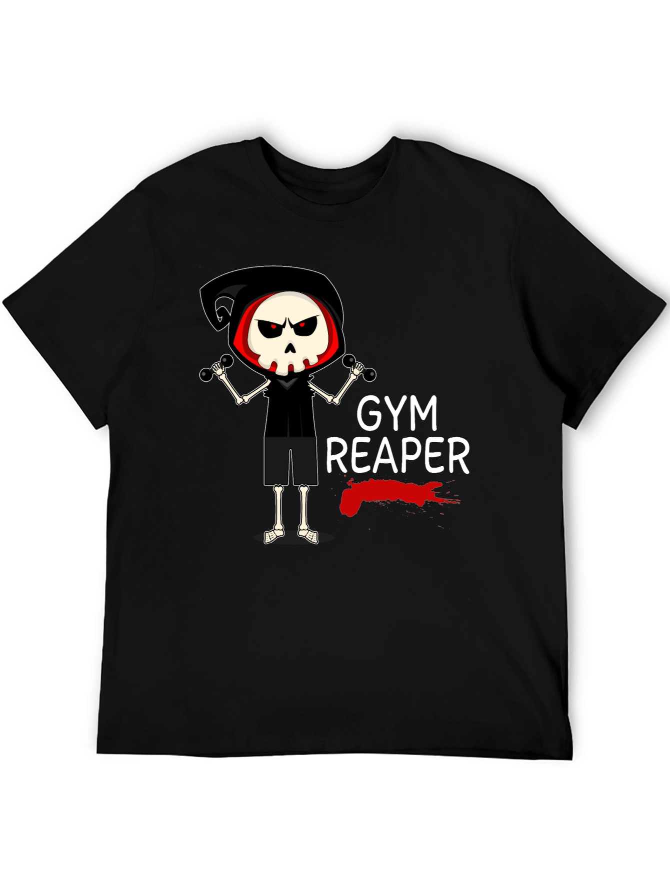 Gym Reaper Graphic Tee - Funny Workout T-Shirt