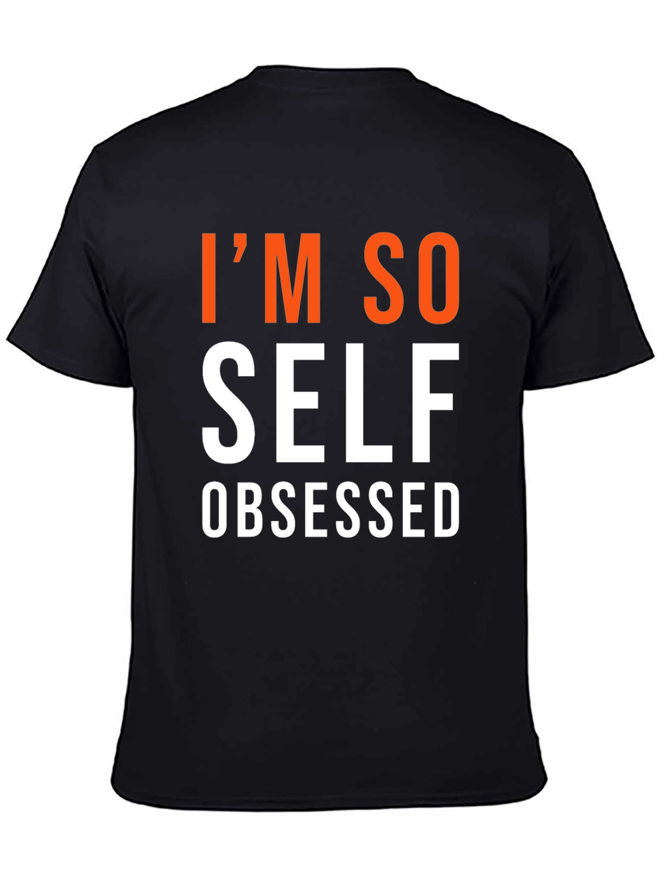 Im So Self Obsessed Graphic Tee - Black