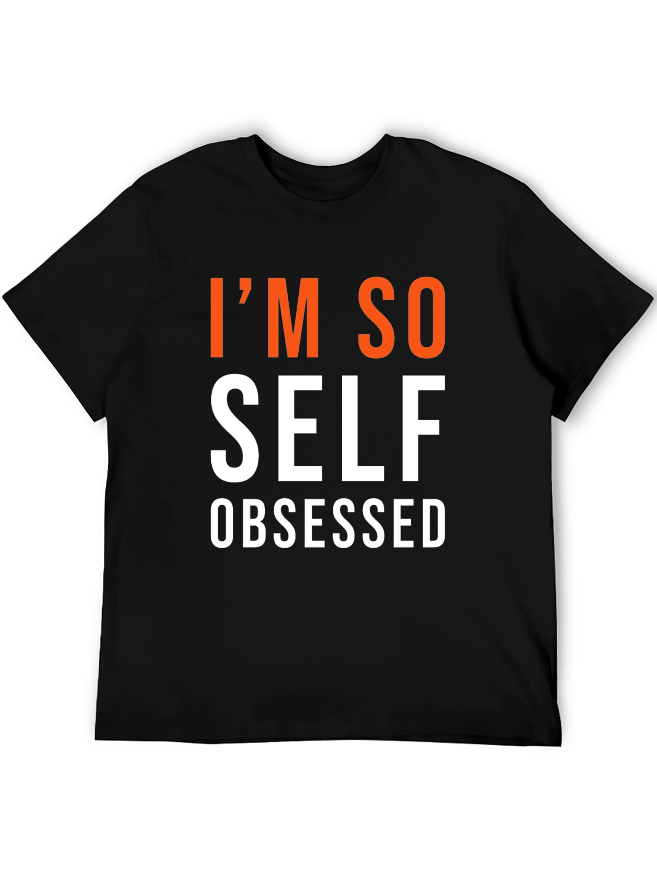 Im So Self Obsessed Graphic Tee - Black