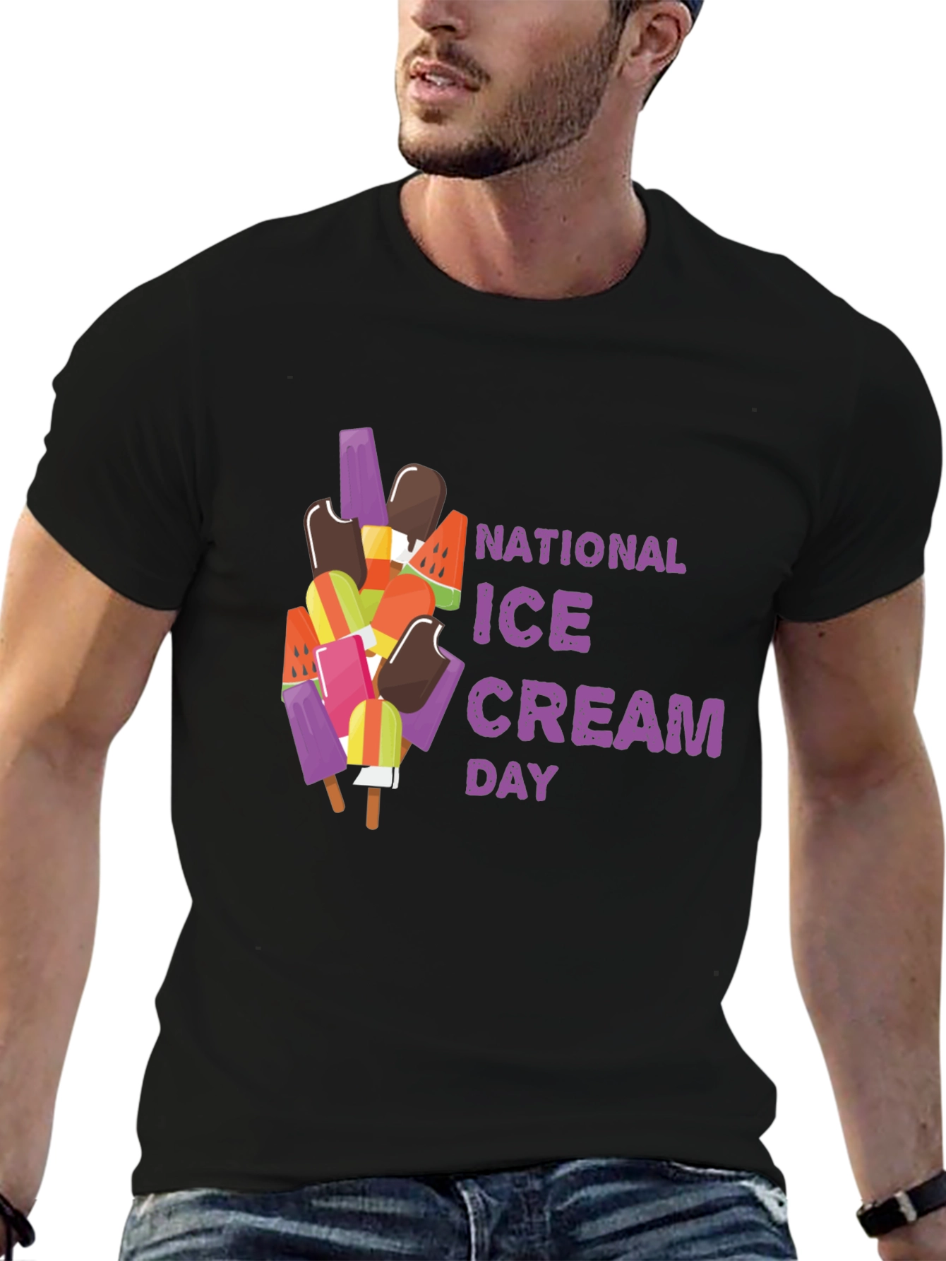 National Ice Cream Day Graphic T-Shirt