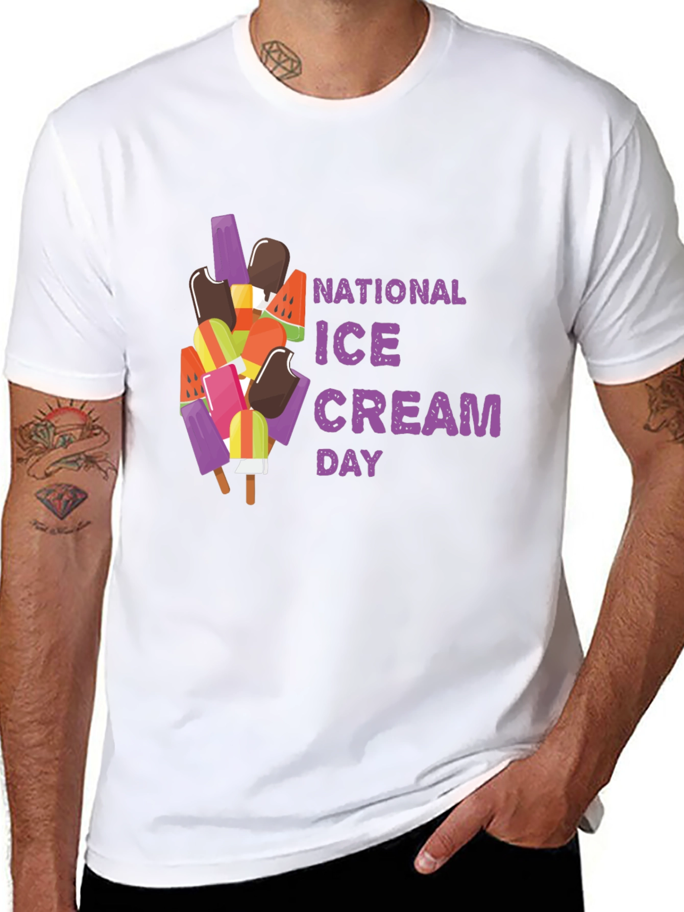 National Ice Cream Day Graphic T-Shirt