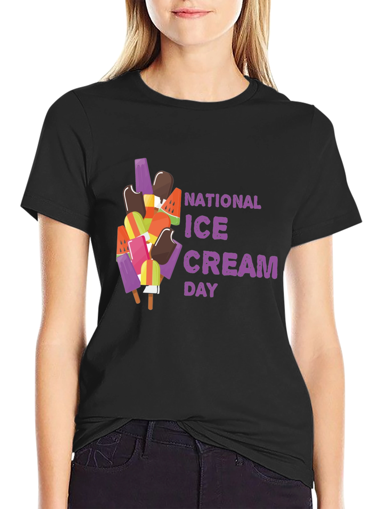 National Ice Cream Day Graphic T-Shirt