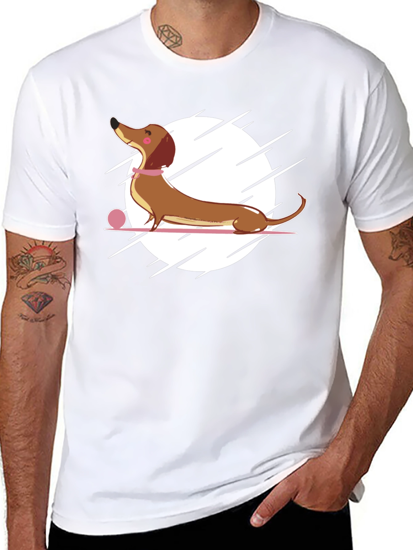 Dachshund Dog T-Shirt - Cute Weiner Dog Graphic Tee