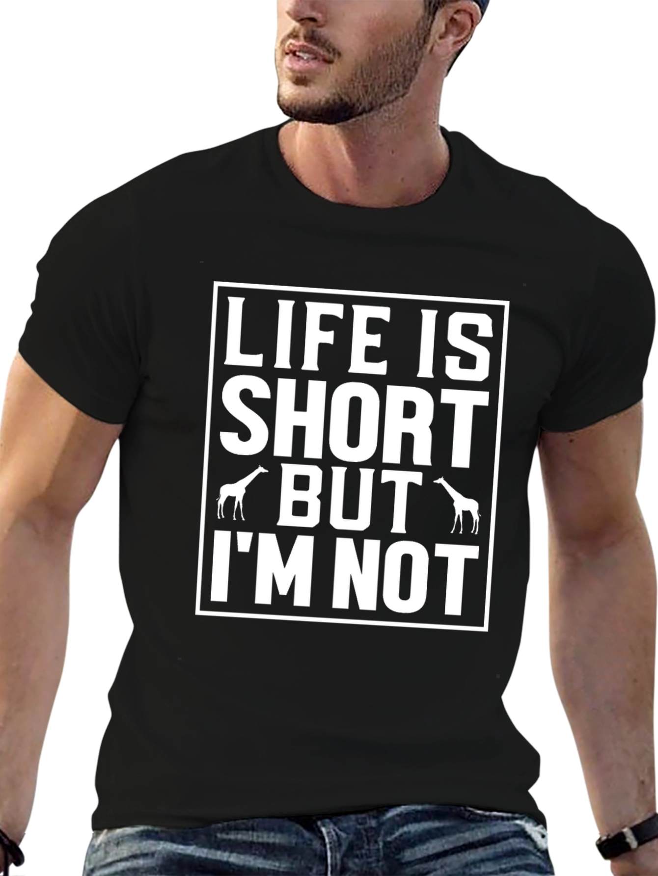 Life is Short Giraffe T-Shirt