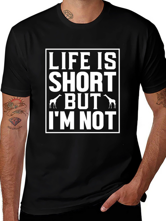 Life is Short Giraffe T-Shirt