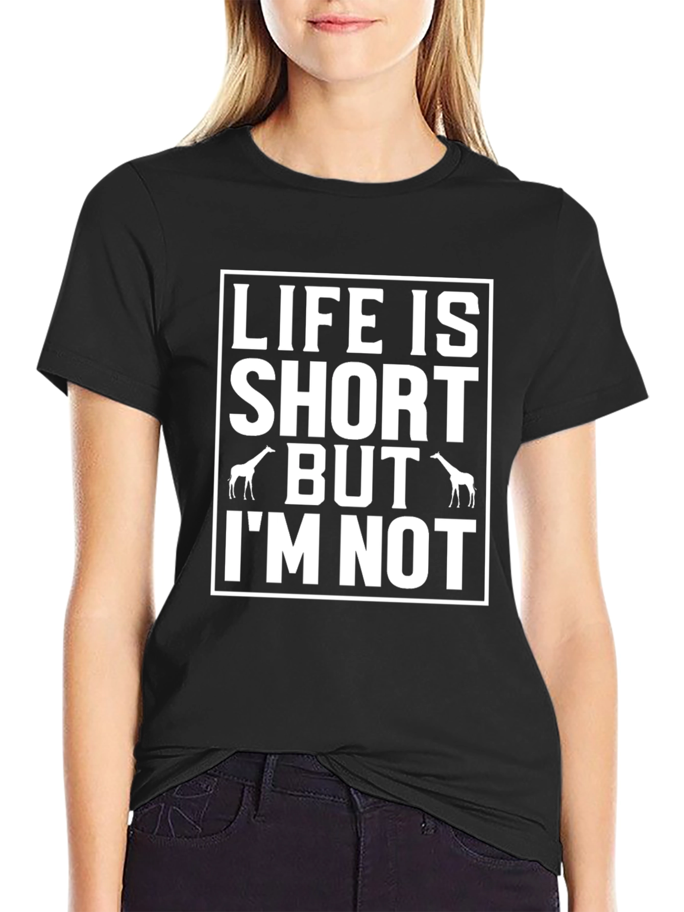 Life is Short Giraffe T-Shirt