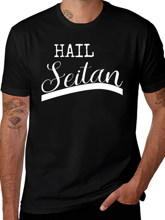 Hail Seitan T-Shirt - Vegan Humor Tee