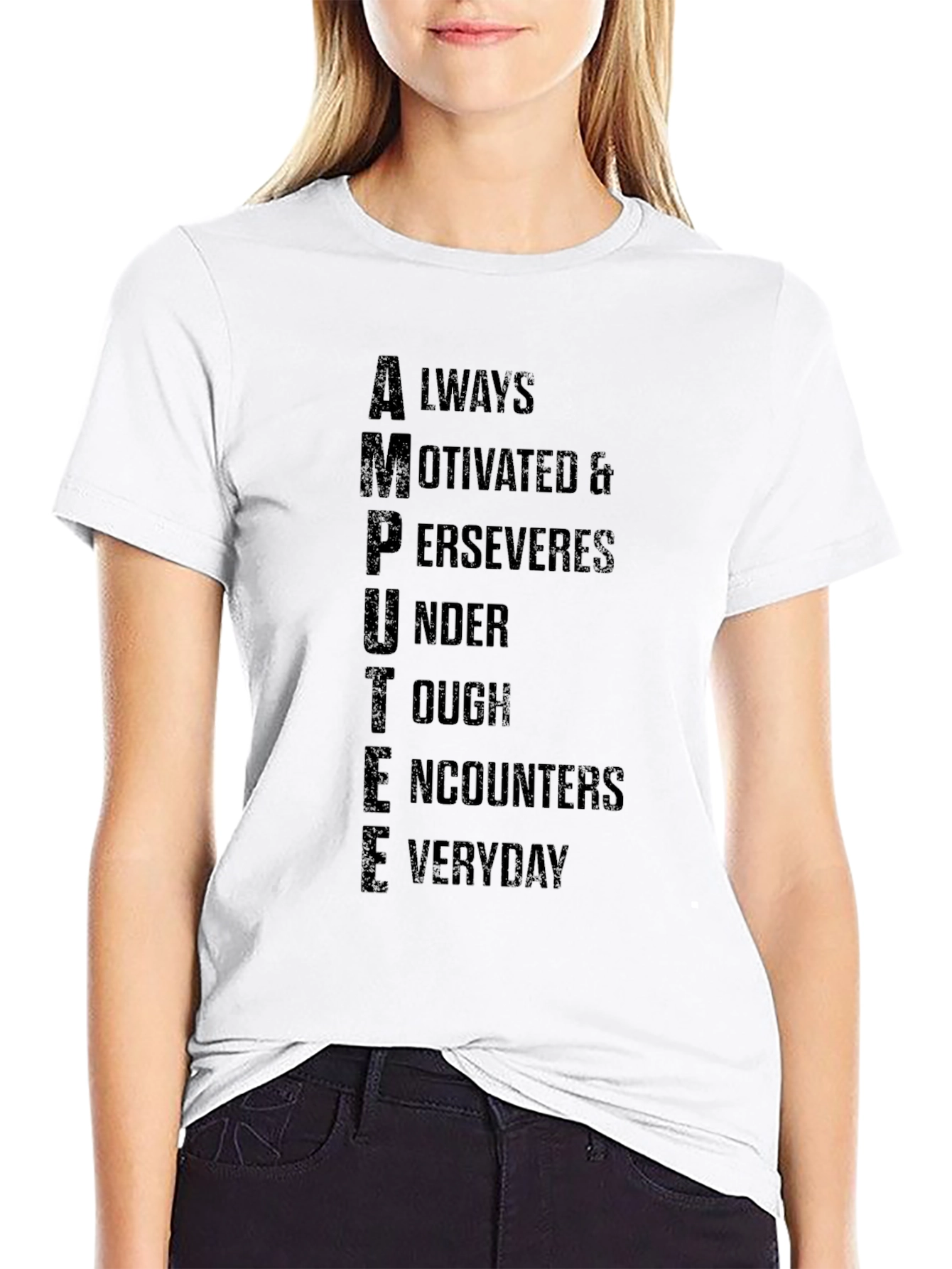 Motivational Amputee Graphic Tee