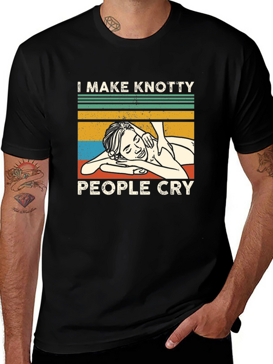 Knotty People Cry Massage T-Shirt