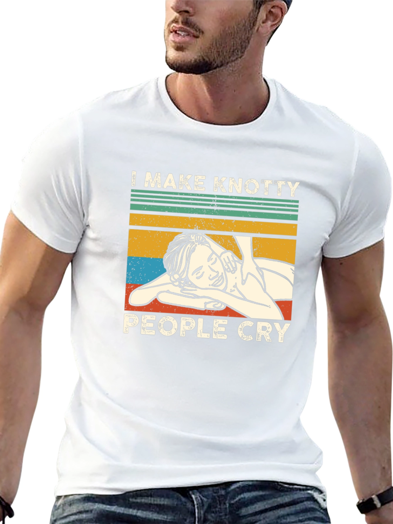 Knotty People Cry Massage T-Shirt