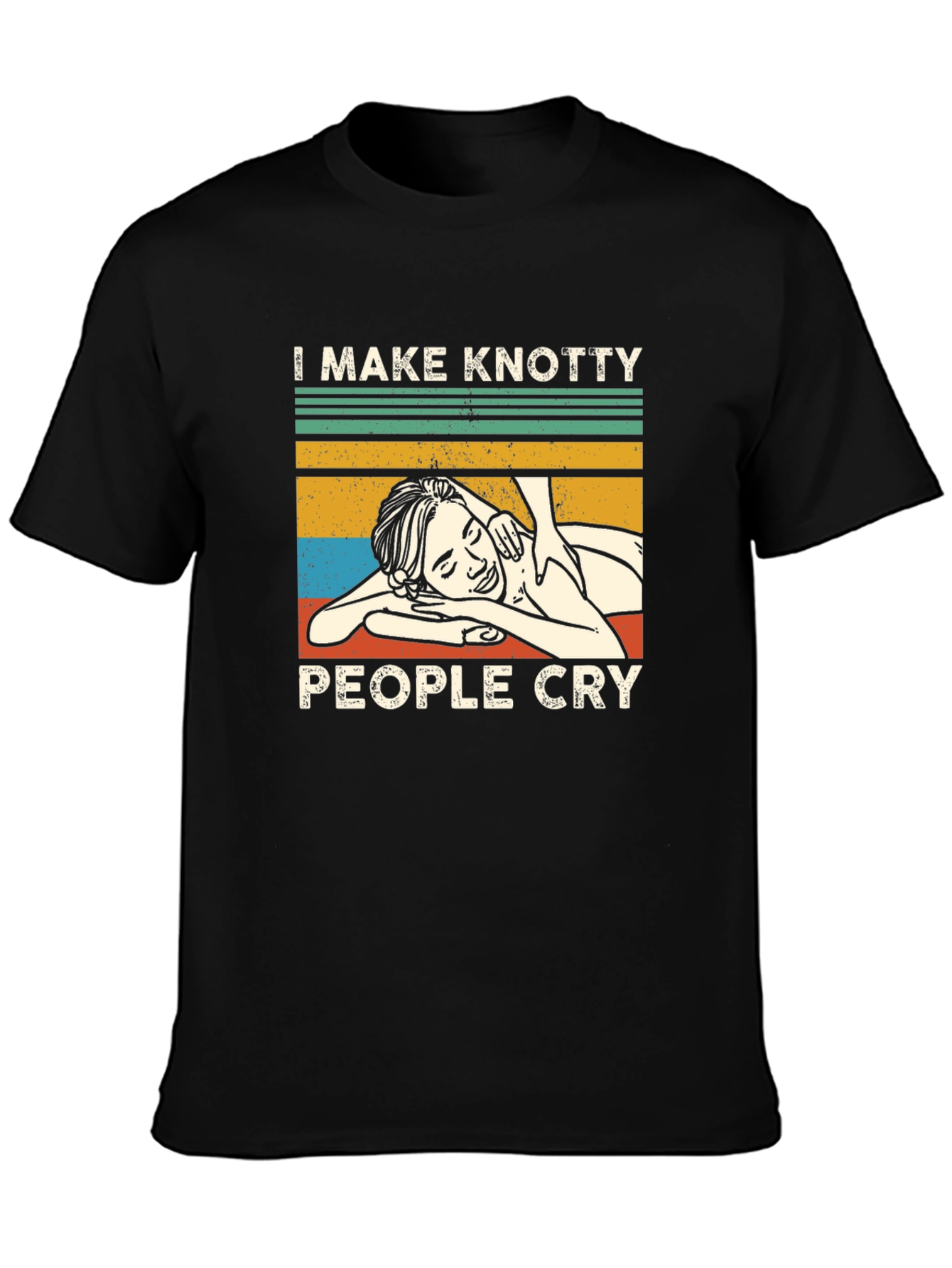 Knotty People Cry Massage T-Shirt