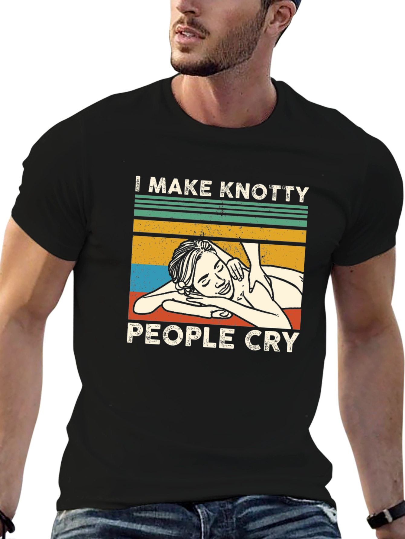 Knotty People Cry Massage T-Shirt