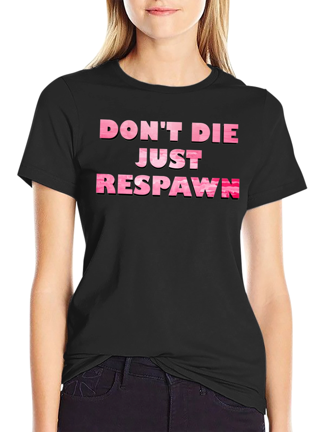 Dont Die Just Respawn Gamer T-Shirt