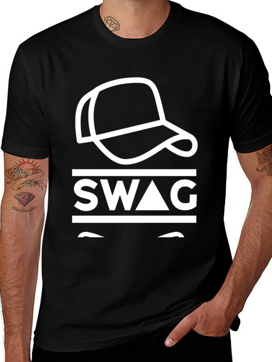 Swag Graphic Tee - Cool & Casual Black T-Shirt