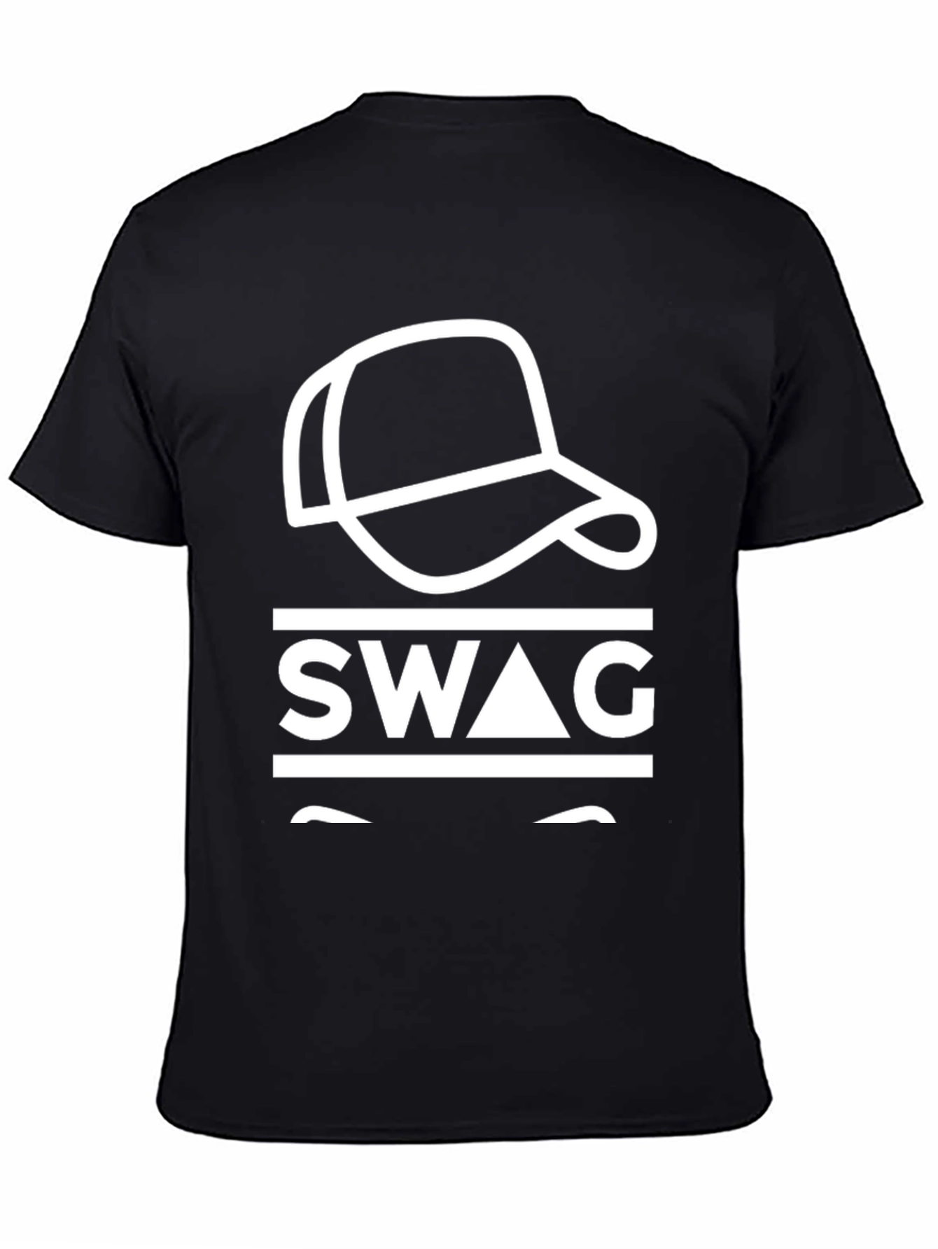 Swag Graphic Tee - Cool & Casual Black T-Shirt