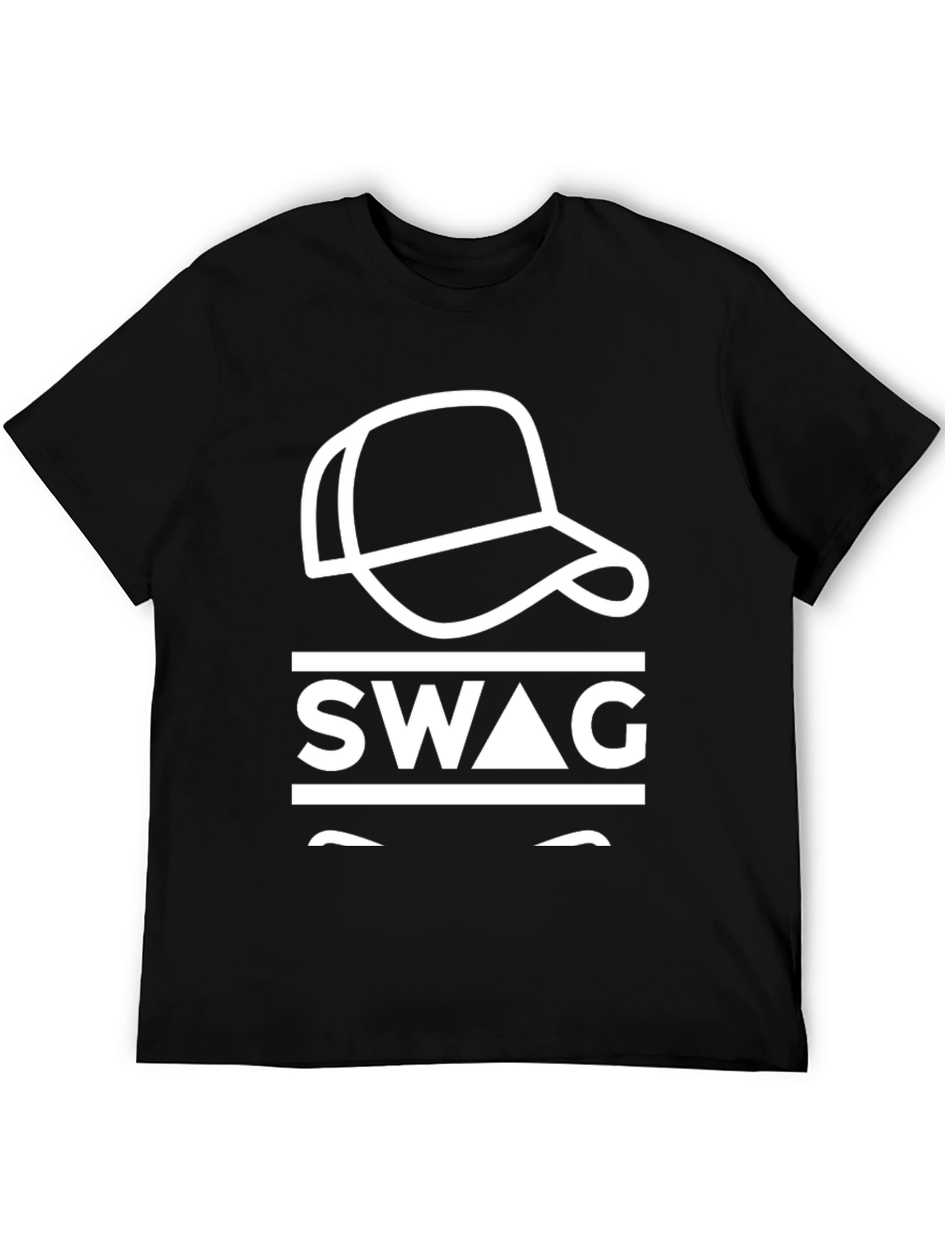 Swag Graphic Tee - Cool & Casual Black T-Shirt