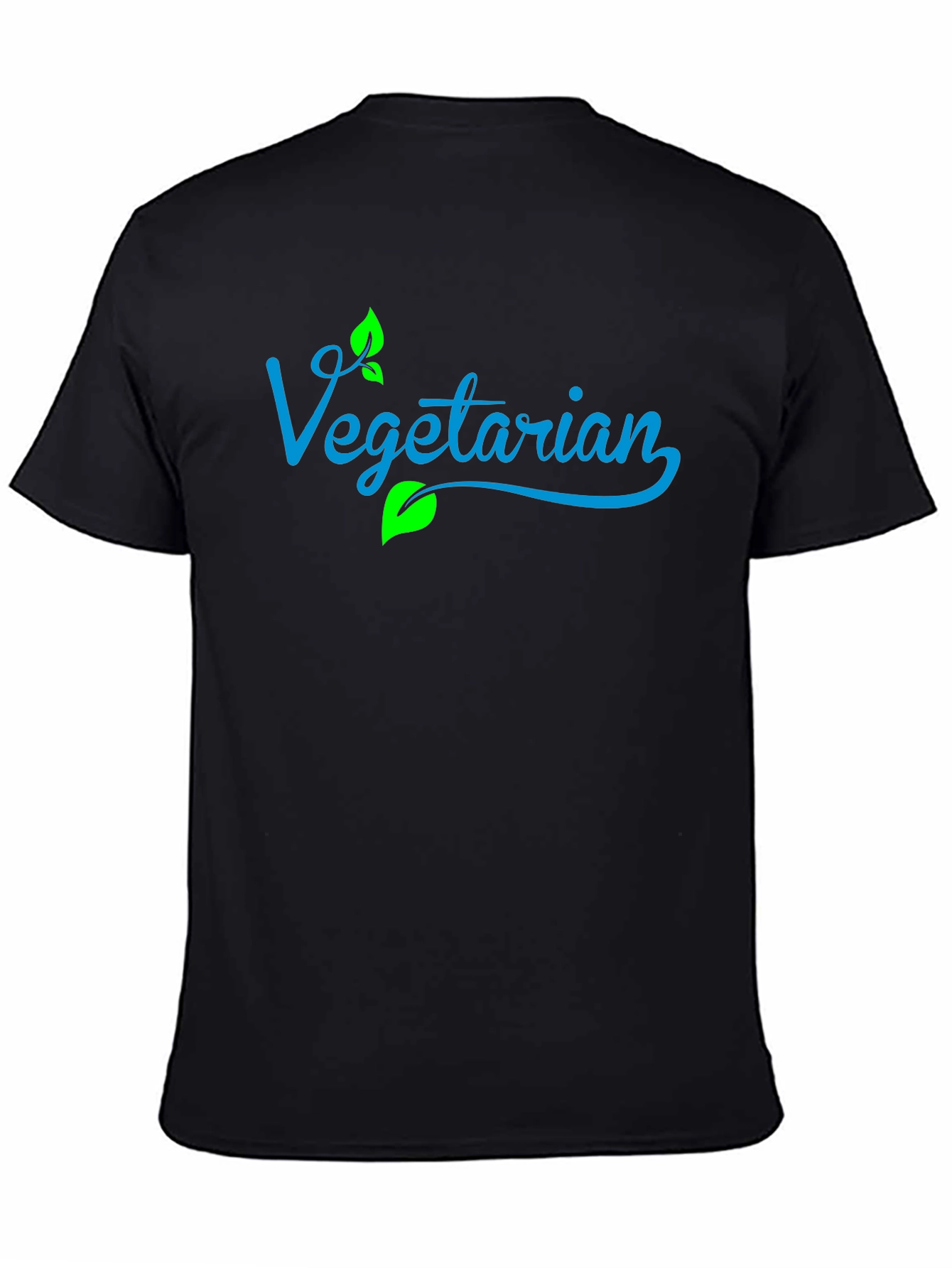 Vegan Vegetarian Graphic Tee - Black