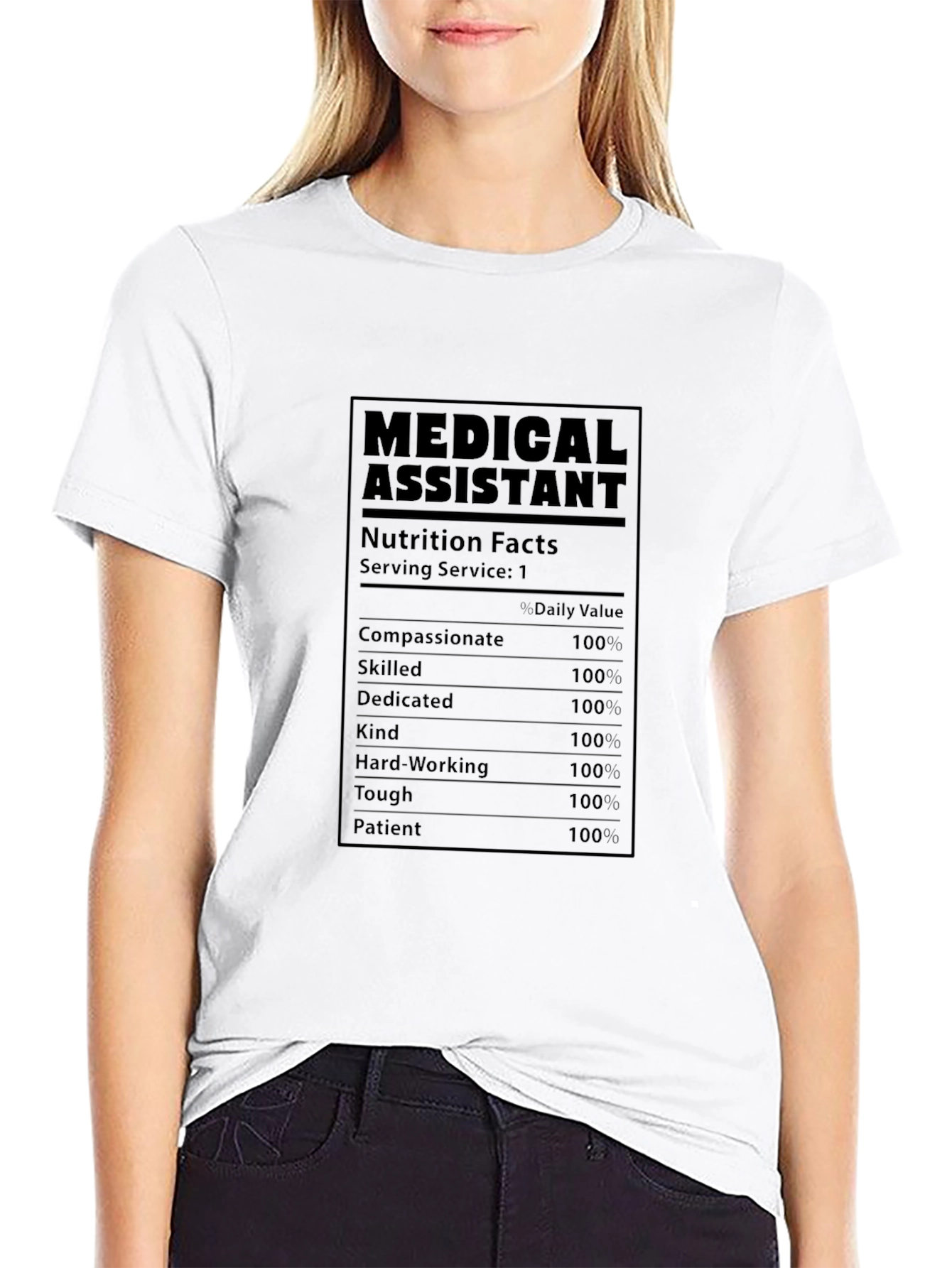 Medical Assistant Nutrition Facts T-Shirt