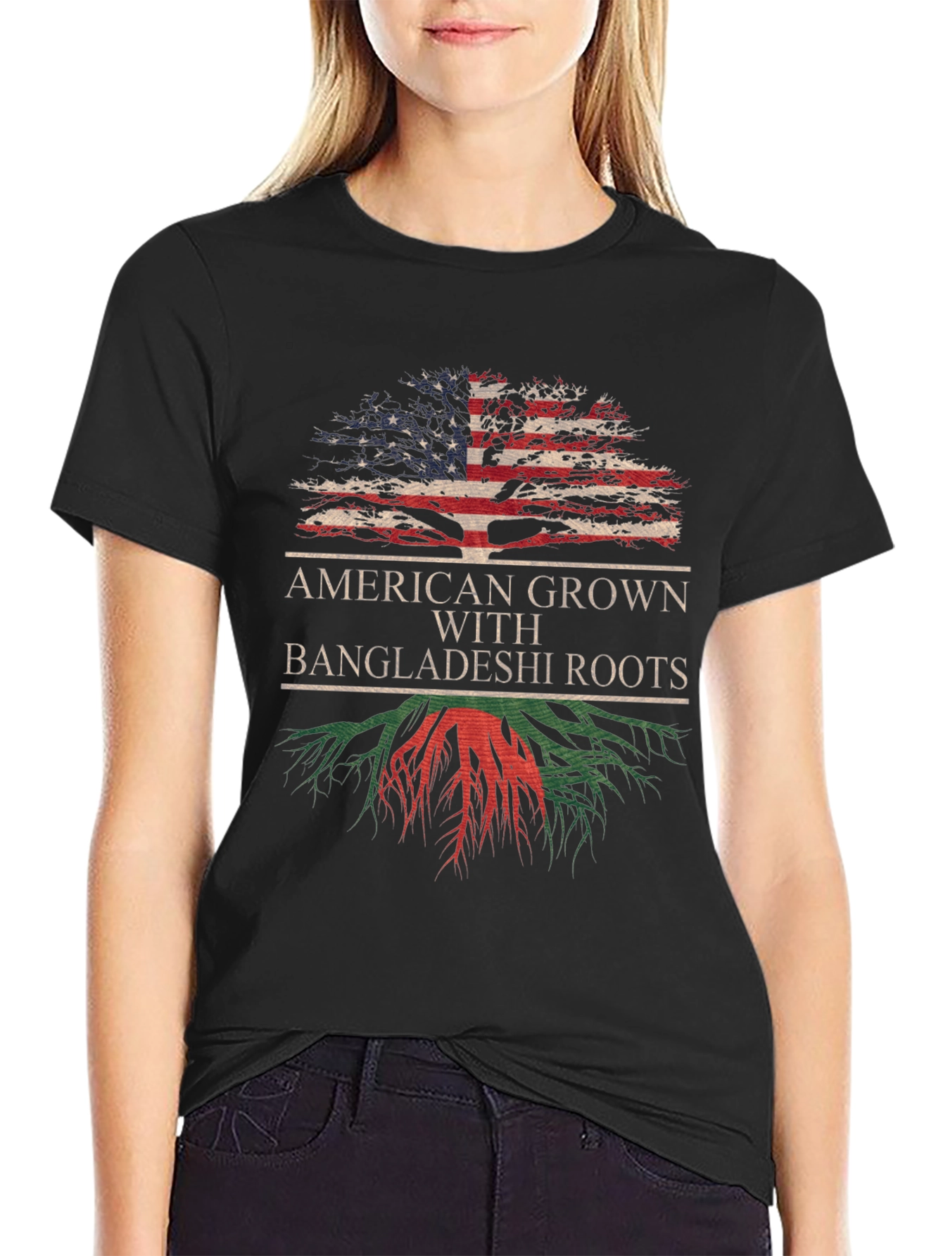 American Grown with Bangladeshi Roots T-Shirt