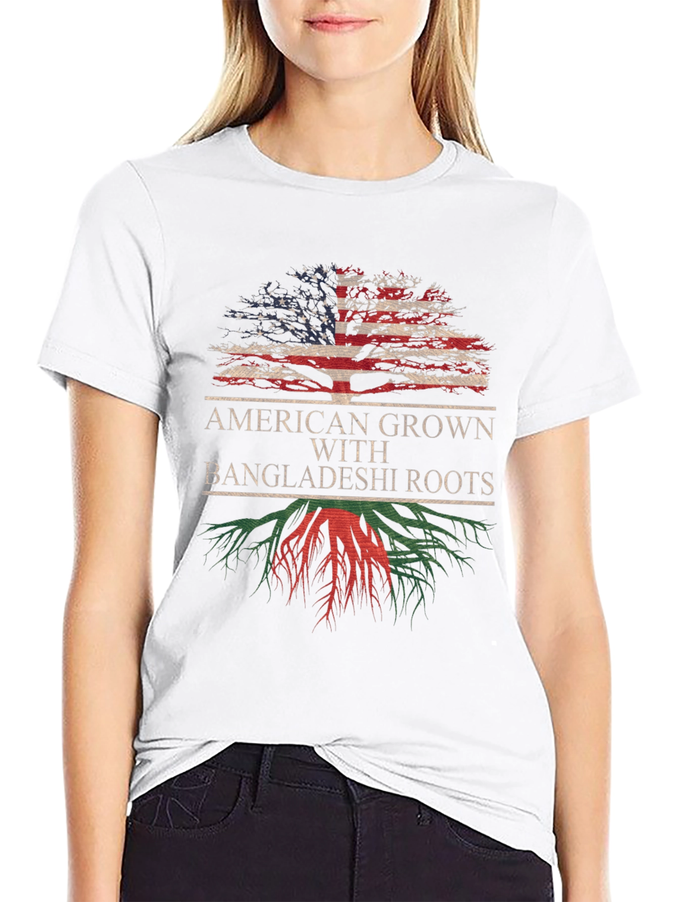 American Grown with Bangladeshi Roots T-Shirt