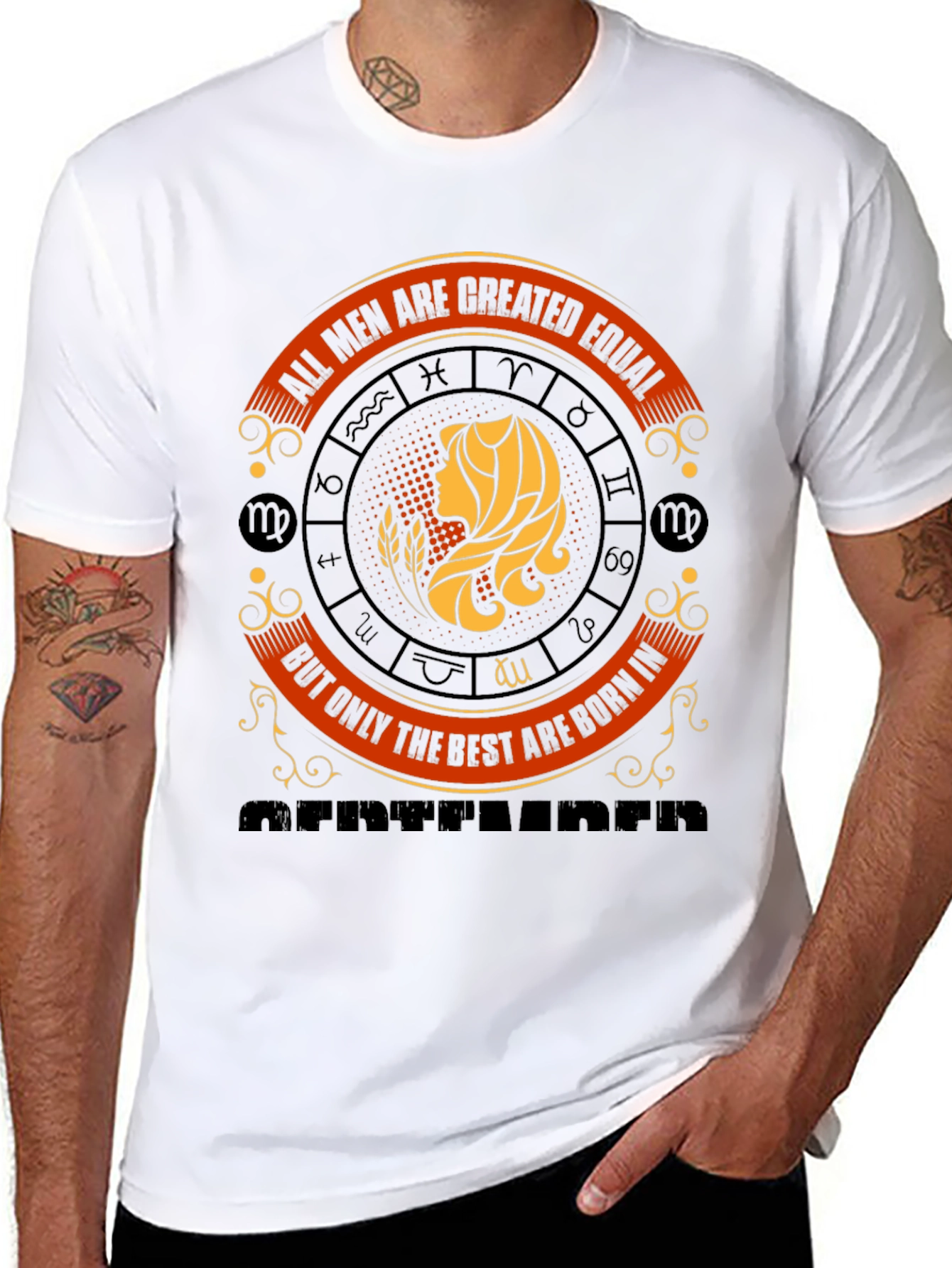 September Born Virgo Zodiac T-Shirt