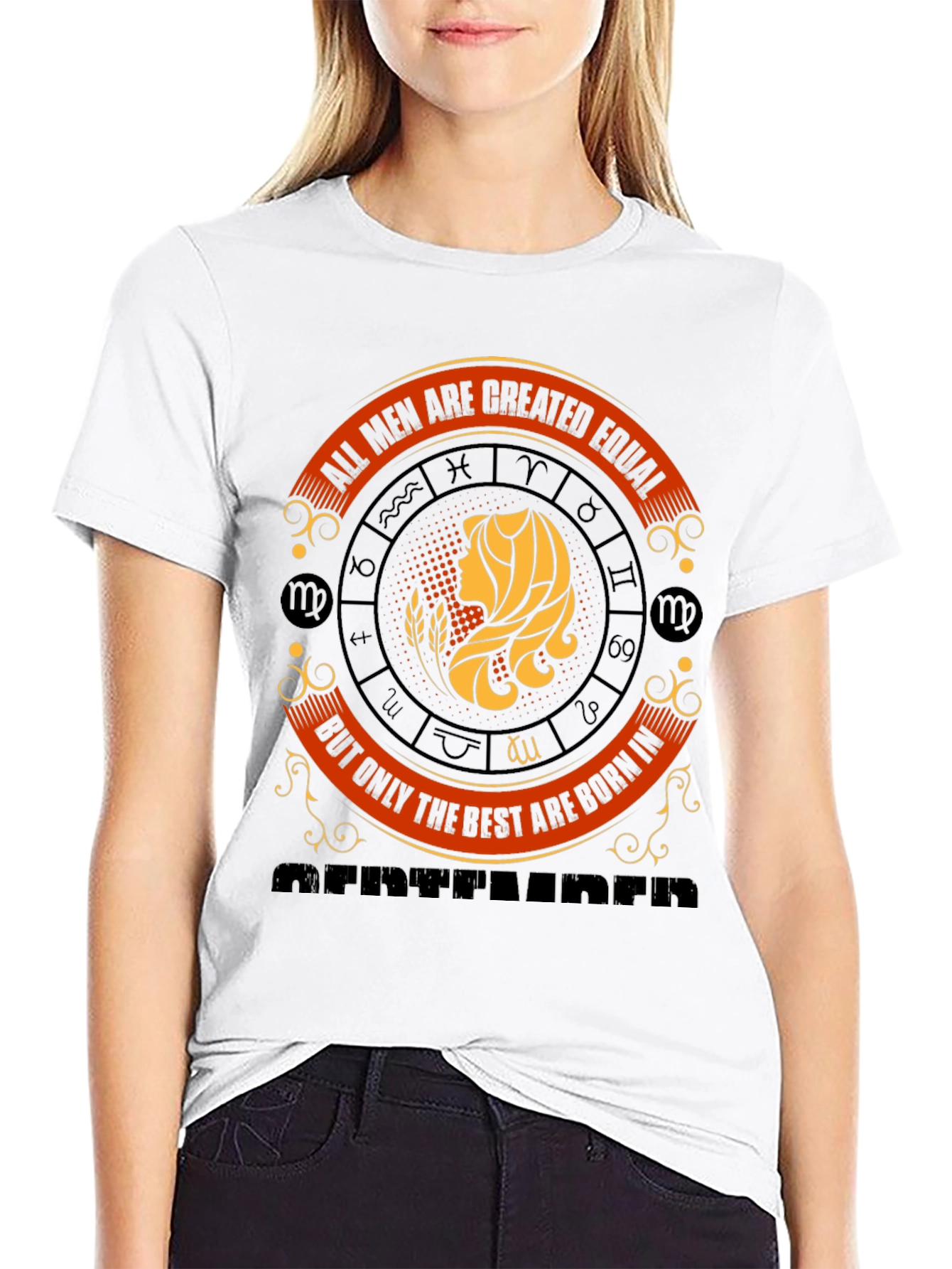 September Born Virgo Zodiac T-Shirt
