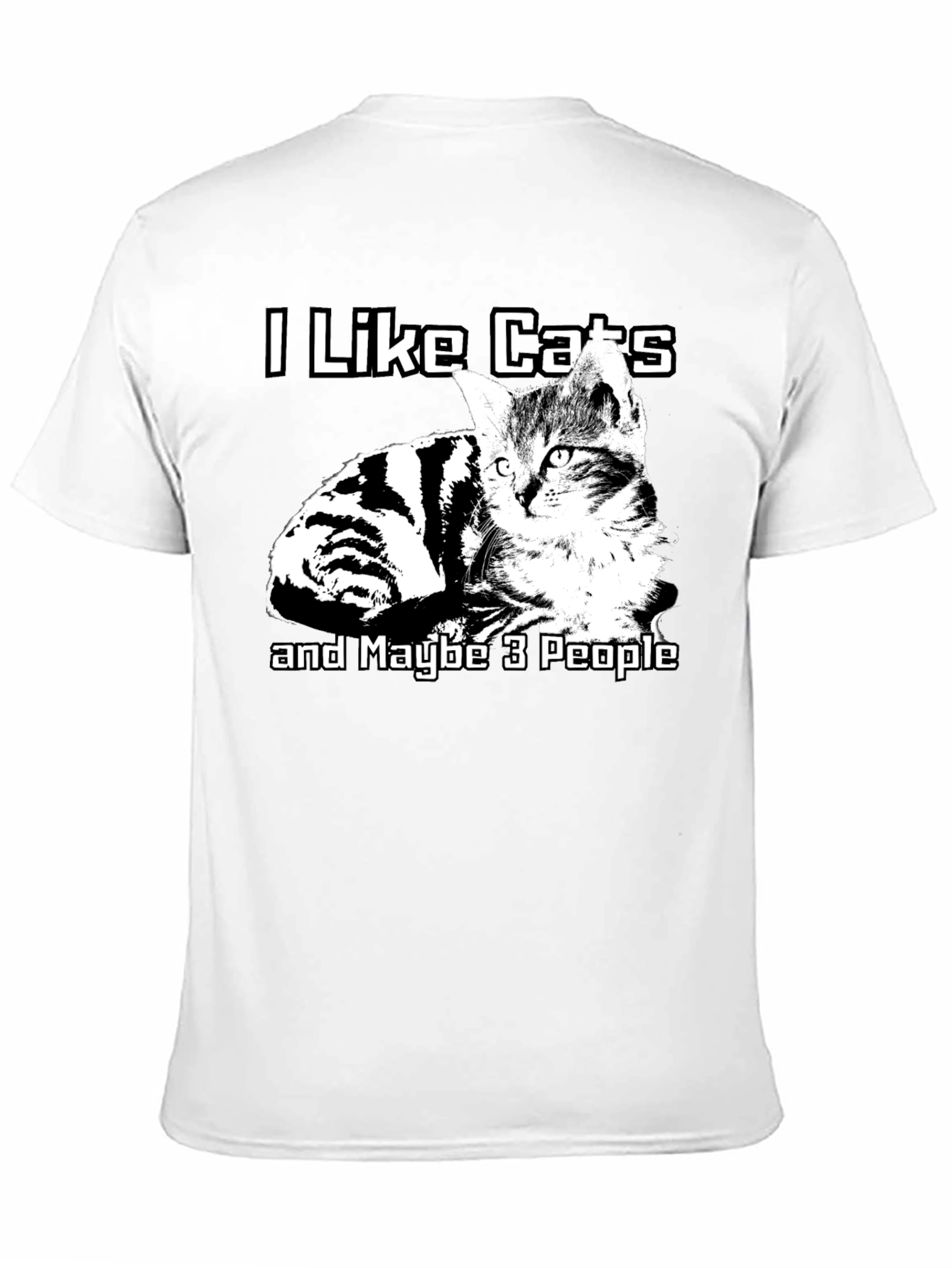I Like Cats T-Shirt Funny Cat Lover Graphic Tee