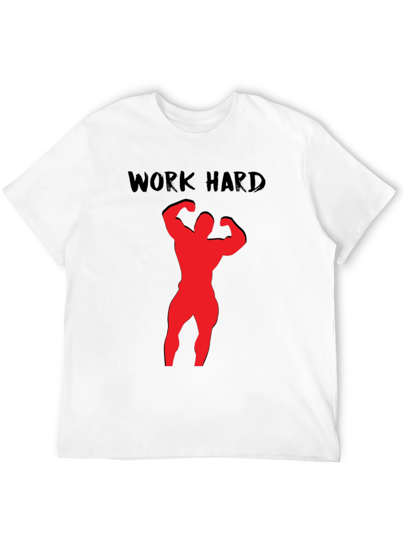 Work Hard Bodybuilding Black T-Shirt