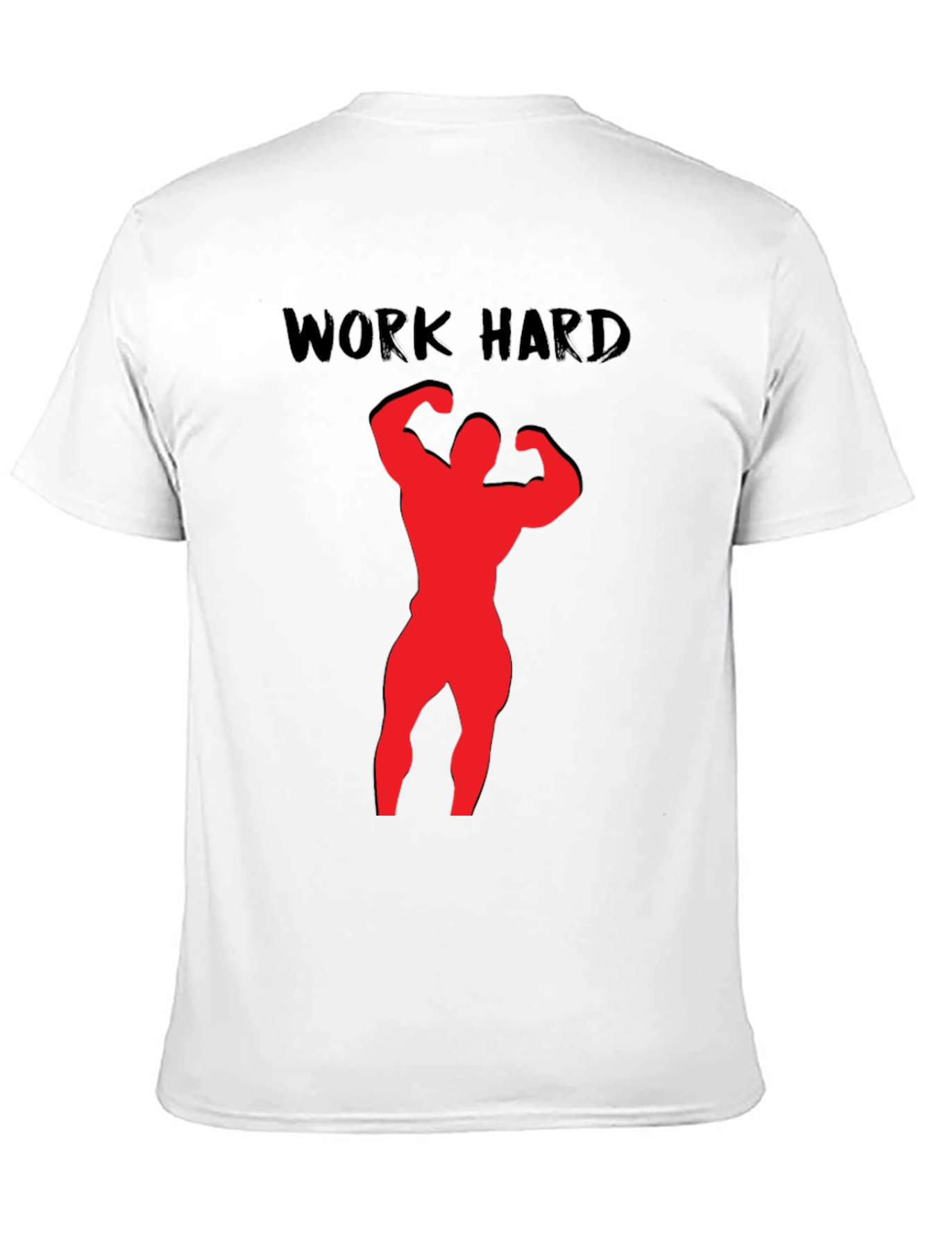 Work Hard Bodybuilding Black T-Shirt