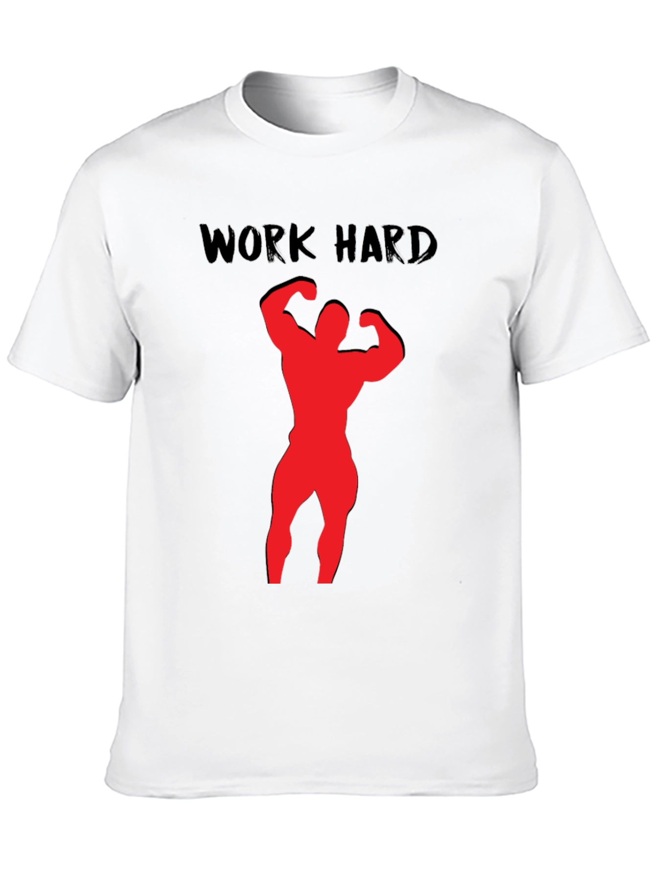 Work Hard Bodybuilding Black T-Shirt