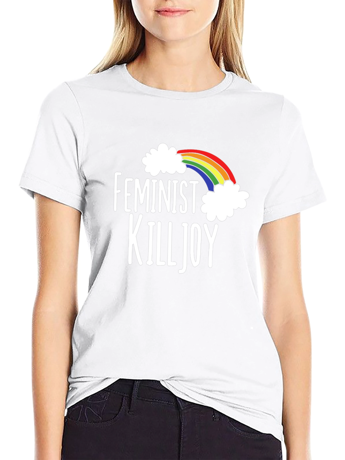 Feminist Killjoy Rainbow Graphic T-Shirt