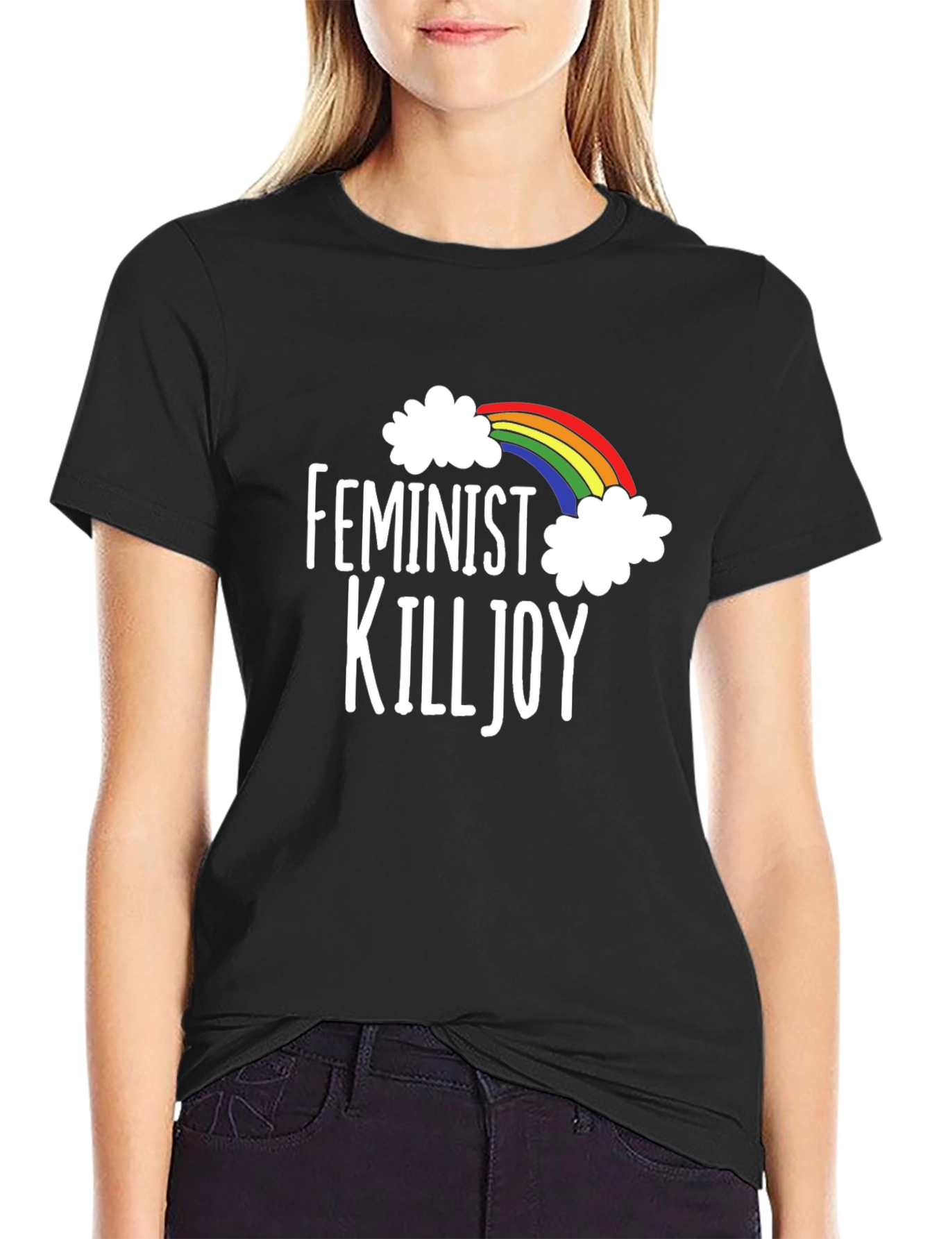 Feminist Killjoy Rainbow Graphic T-Shirt