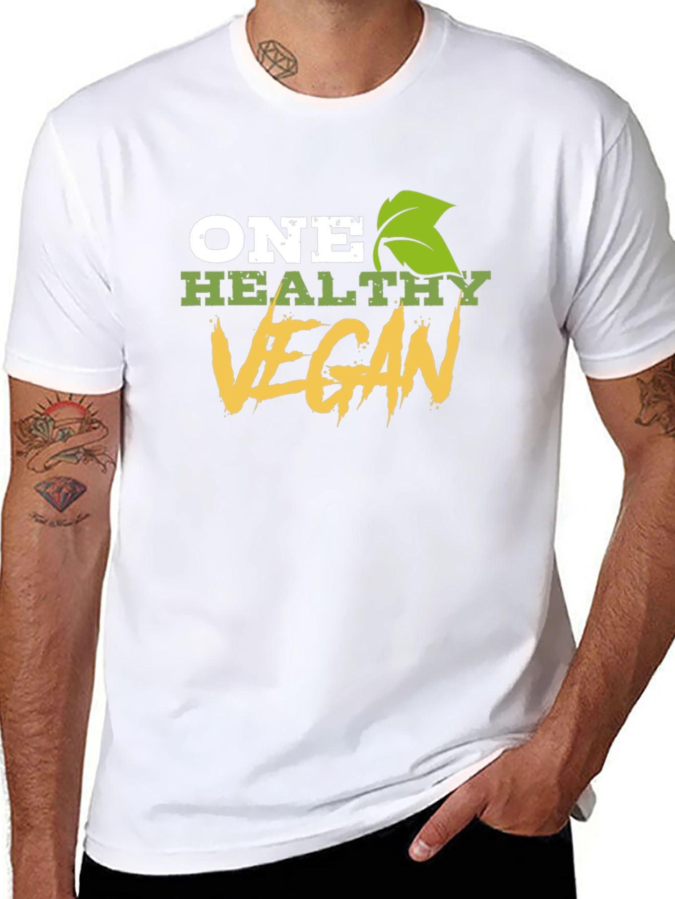 One Healthy Vegan T-Shirt - Plant-Based Lifestyle Apparel