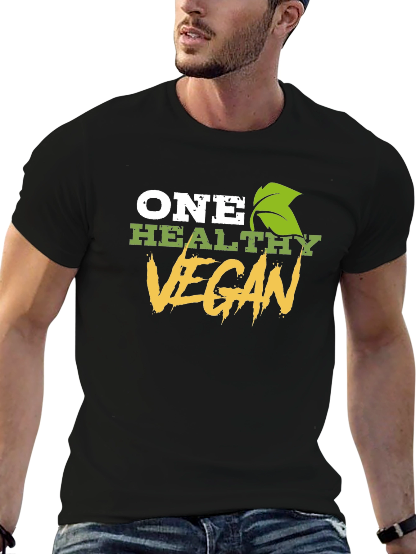 One Healthy Vegan T-Shirt - Plant-Based Lifestyle Apparel