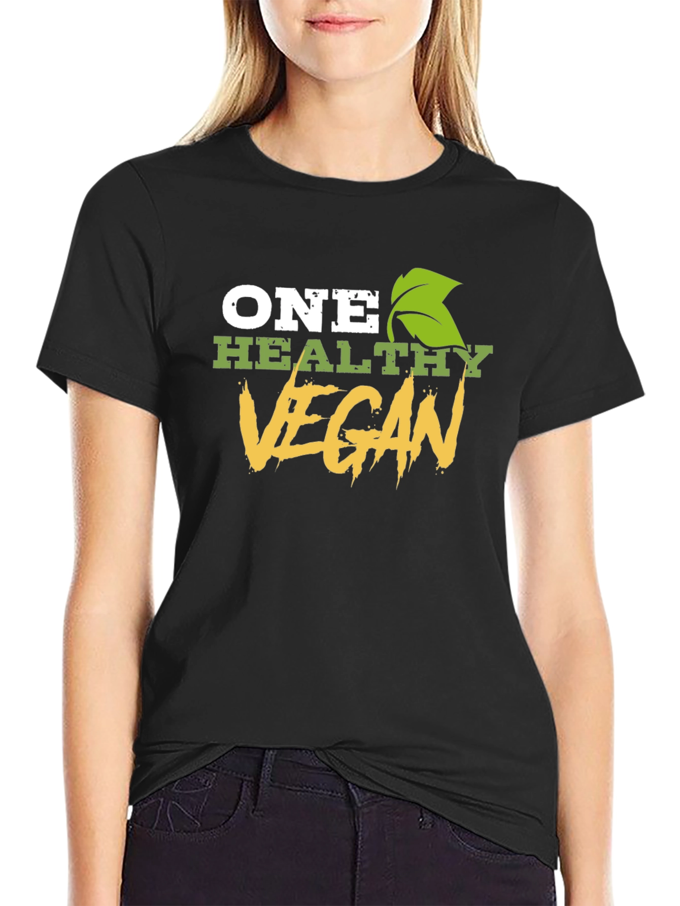 One Healthy Vegan T-Shirt - Plant-Based Lifestyle Apparel