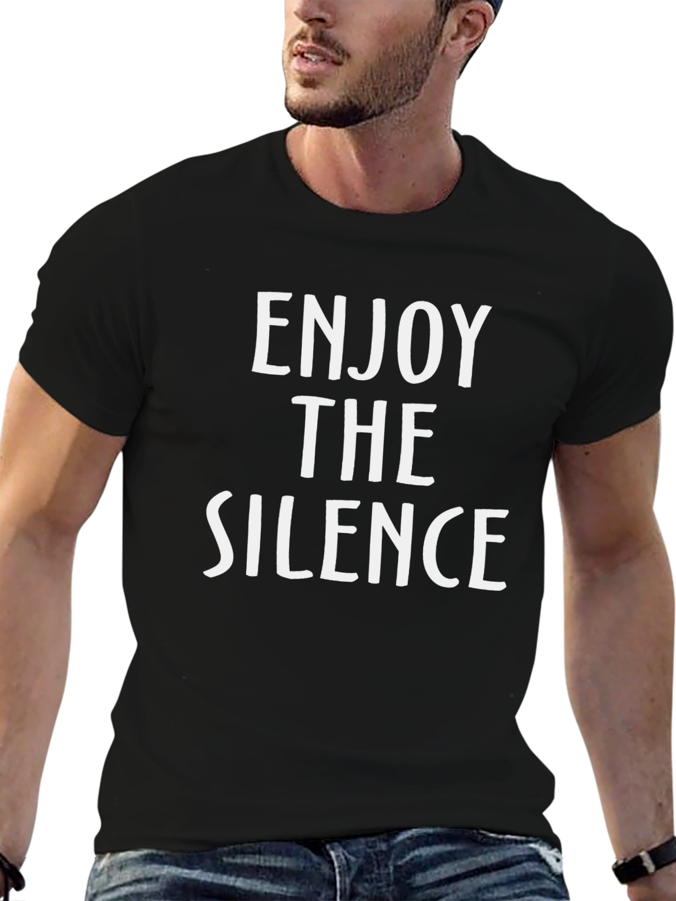 Enjoy the Silence T-Shirt - Trendy Graphic Tee