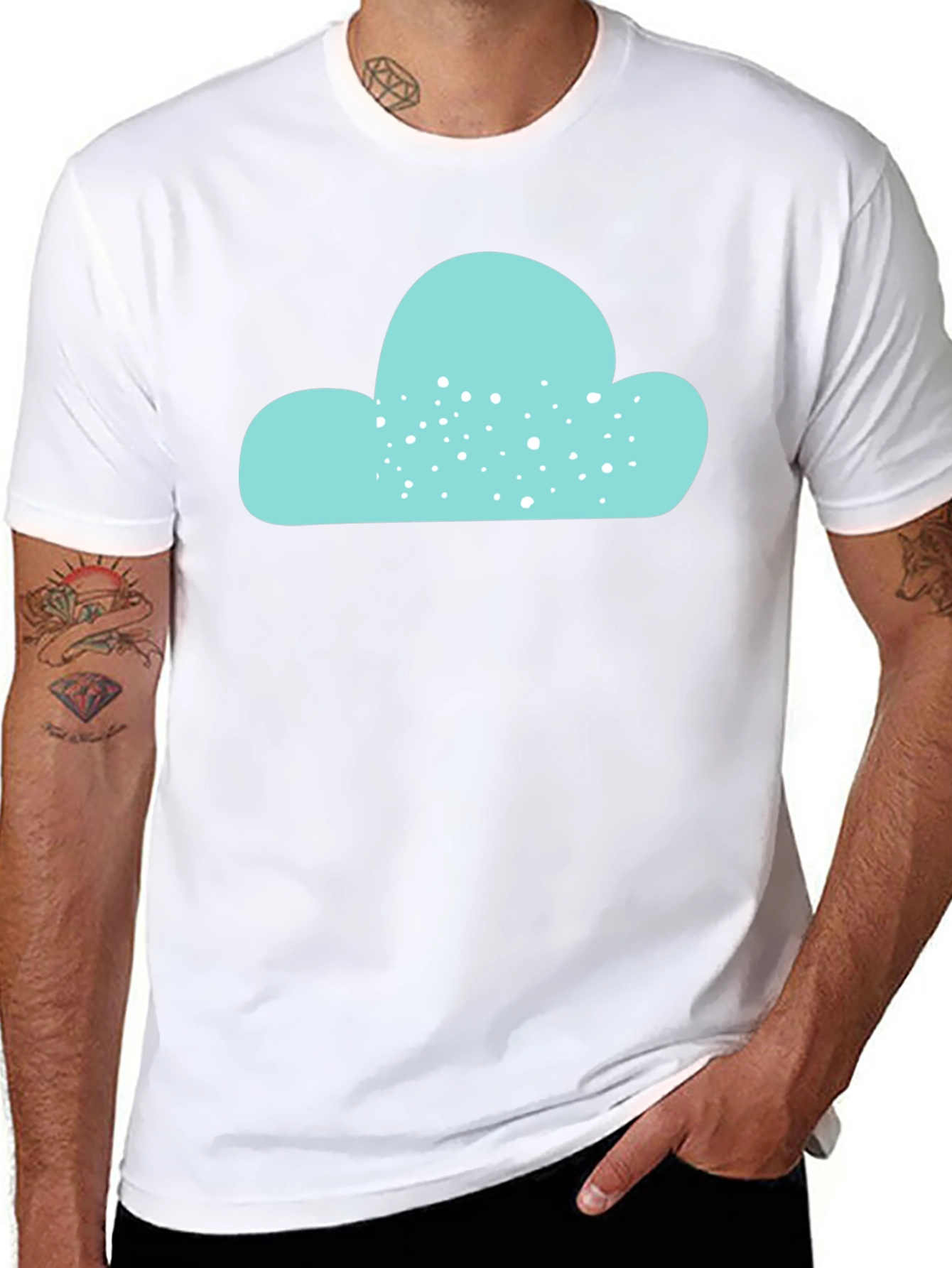 Cloud Graphic Tee - Comfort & Style