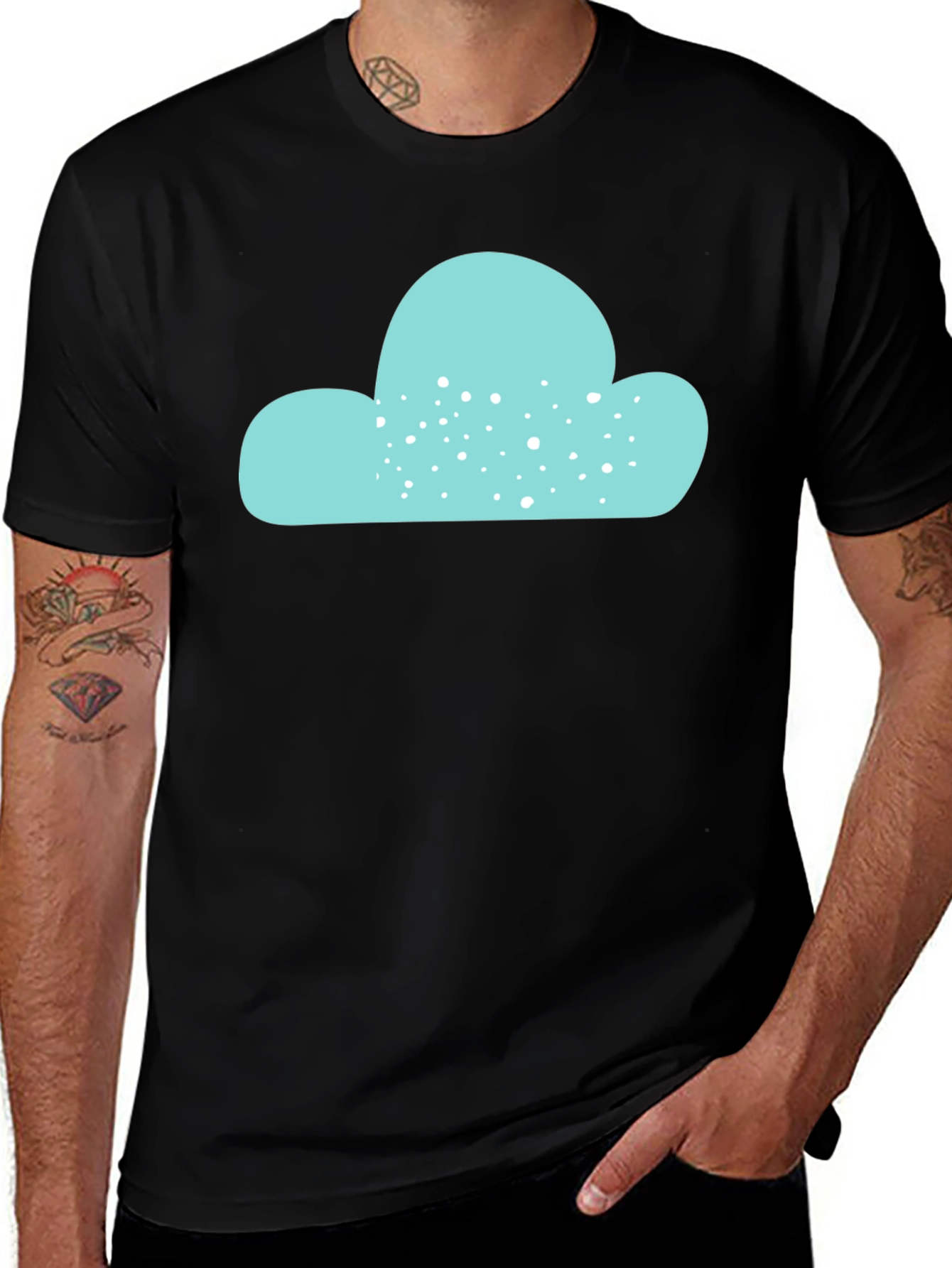 Cloud Graphic Tee - Comfort & Style