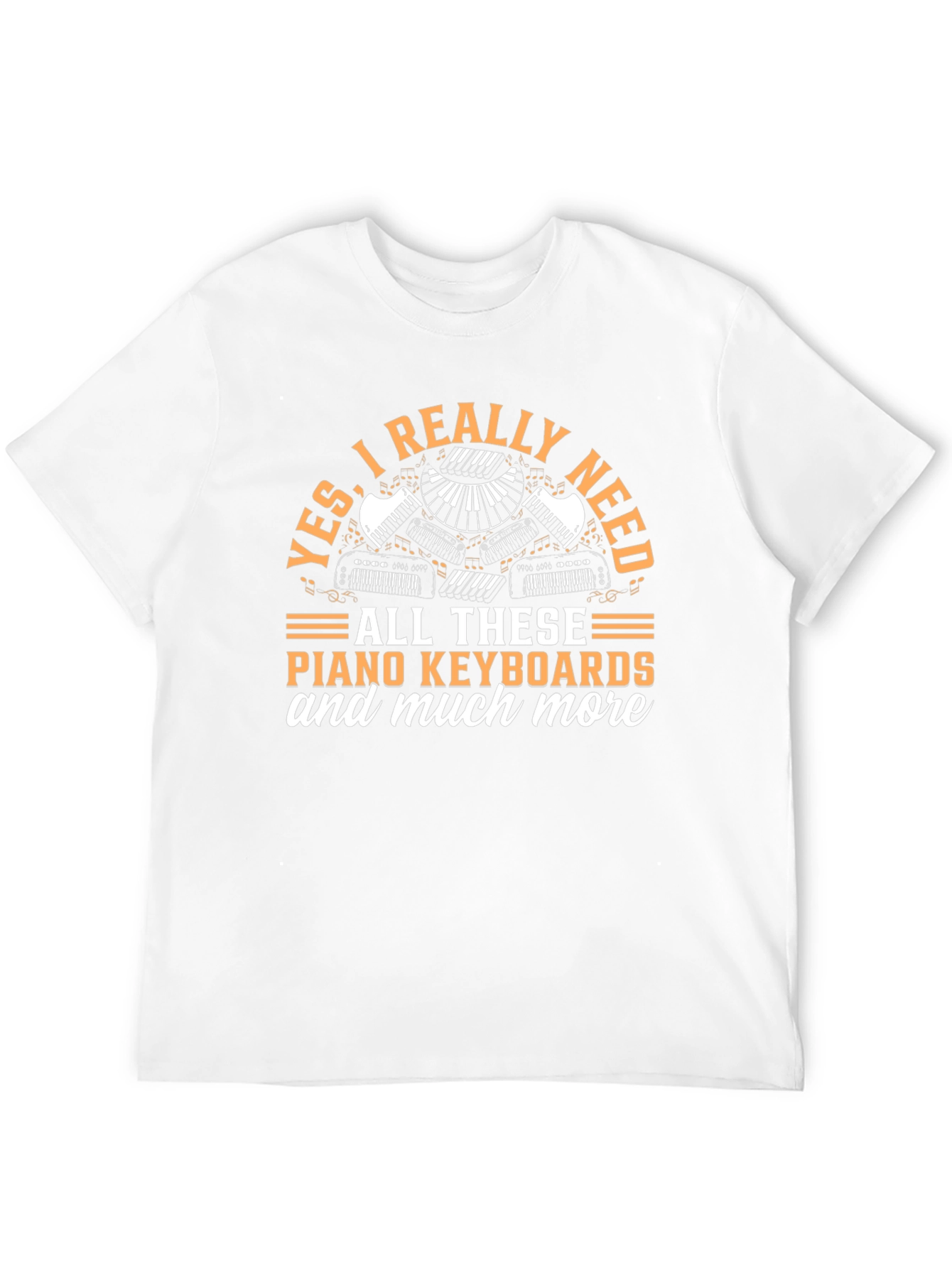 Funny Piano Keyboard T-Shirt