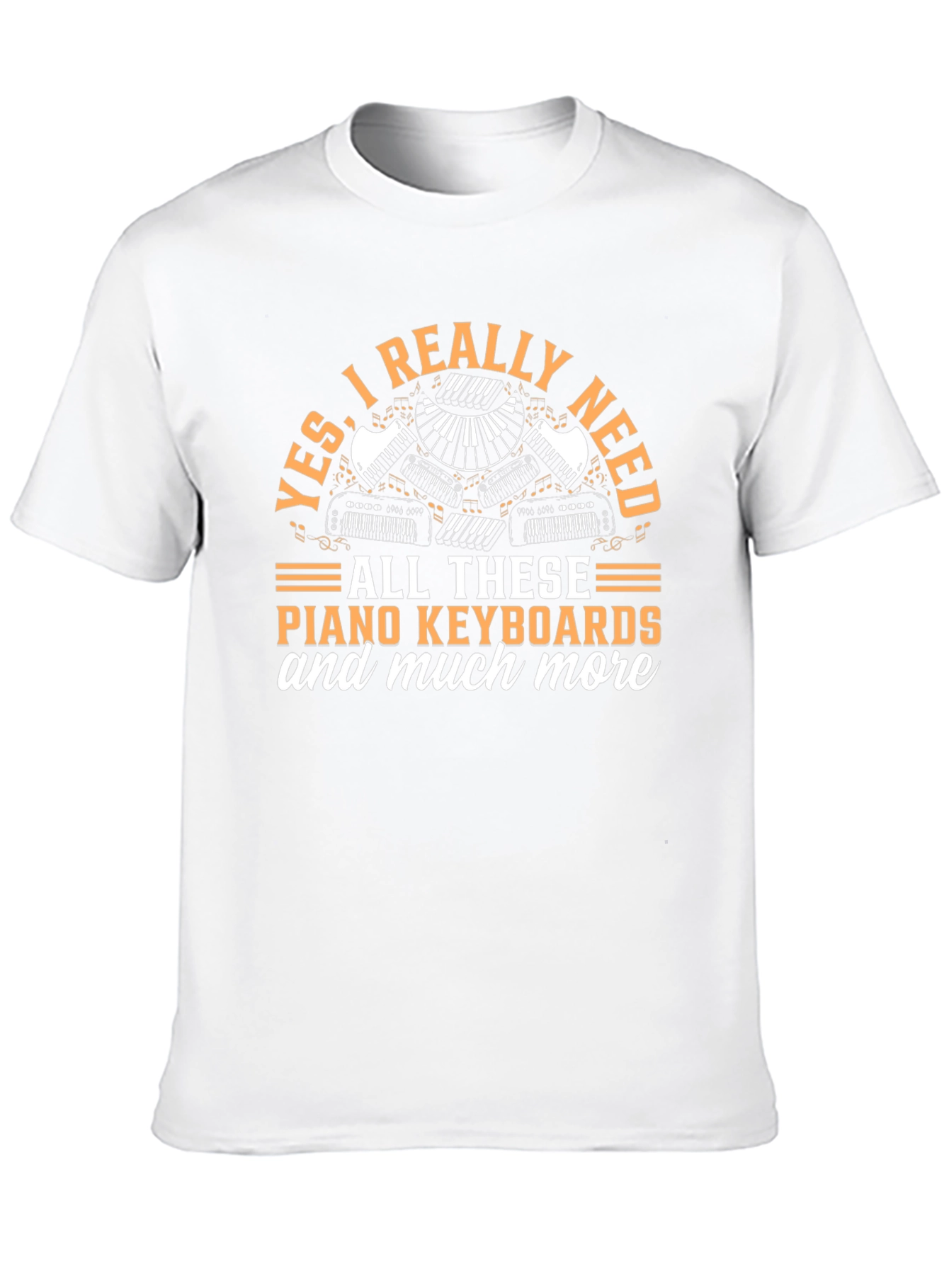 Funny Piano Keyboard T-Shirt