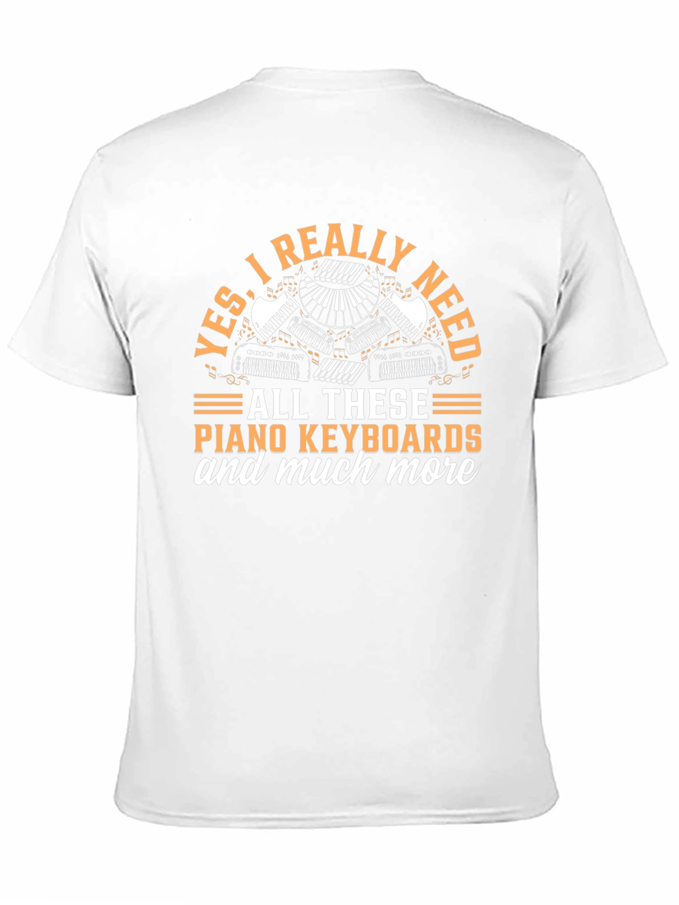Funny Piano Keyboard T-Shirt