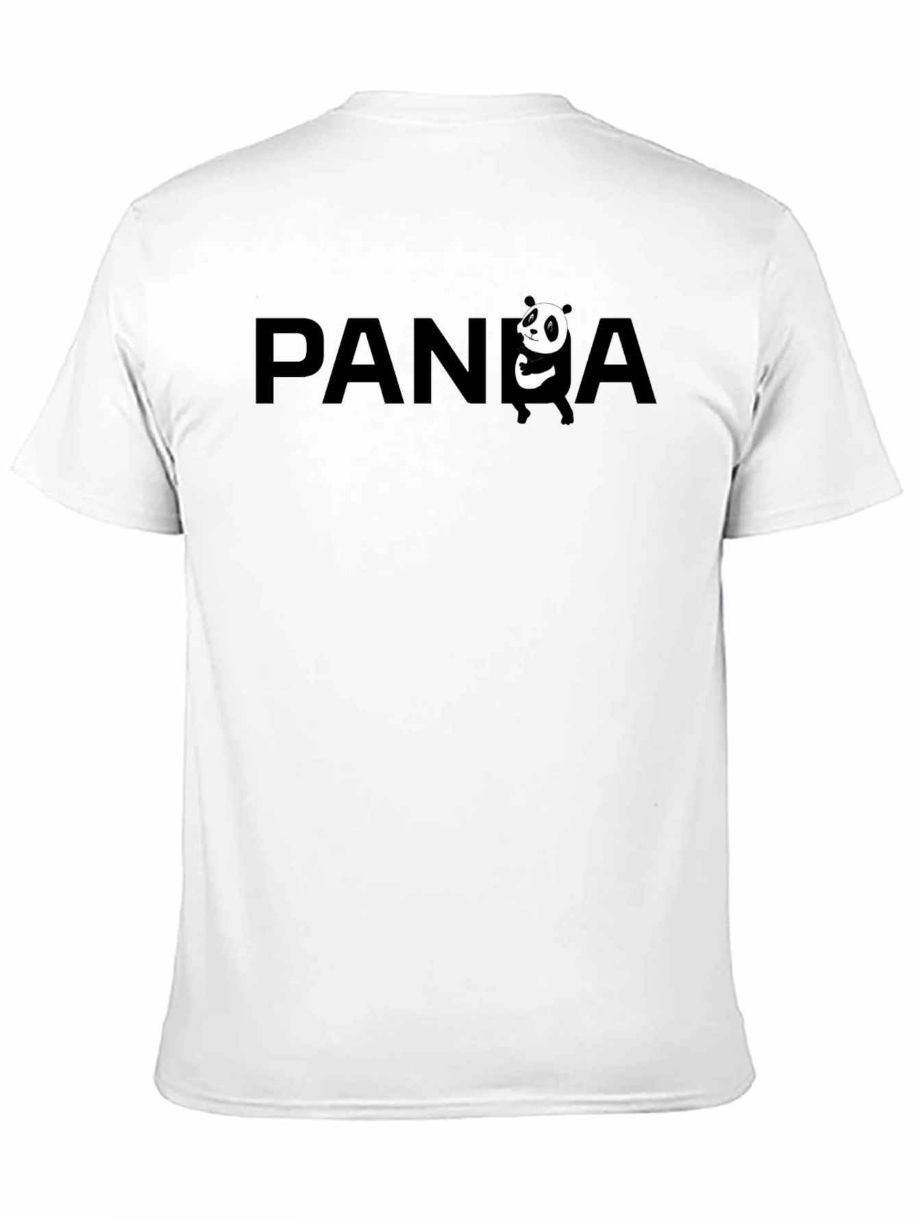 PANDA Graphic T-Shirt - Casual Black Tee