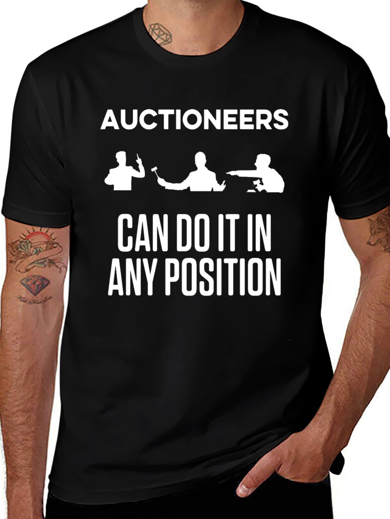 Auctioneers Can Do It Tee - Funny Occupation T-Shirt
