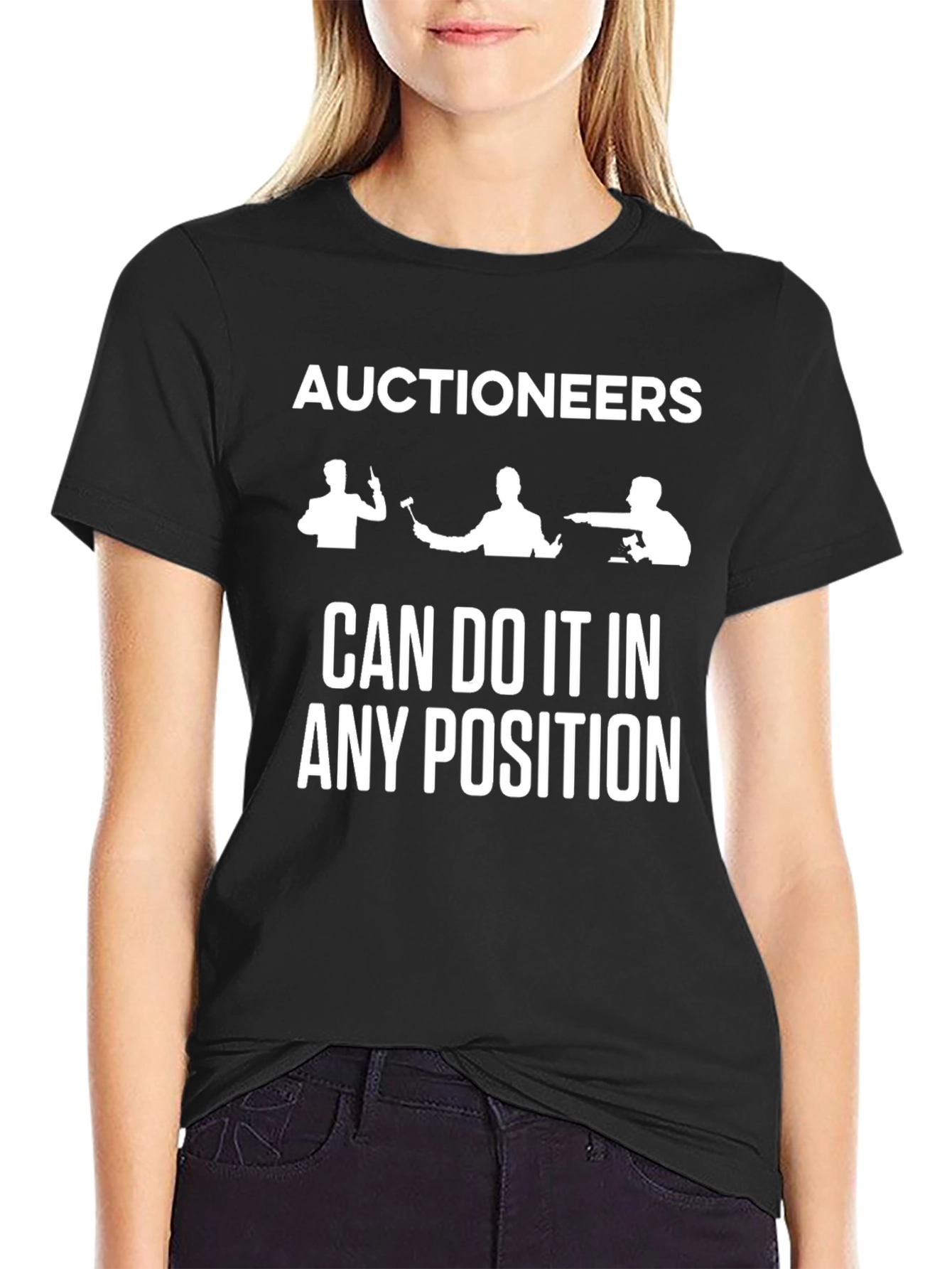 Auctioneers Can Do It Tee - Funny Occupation T-Shirt