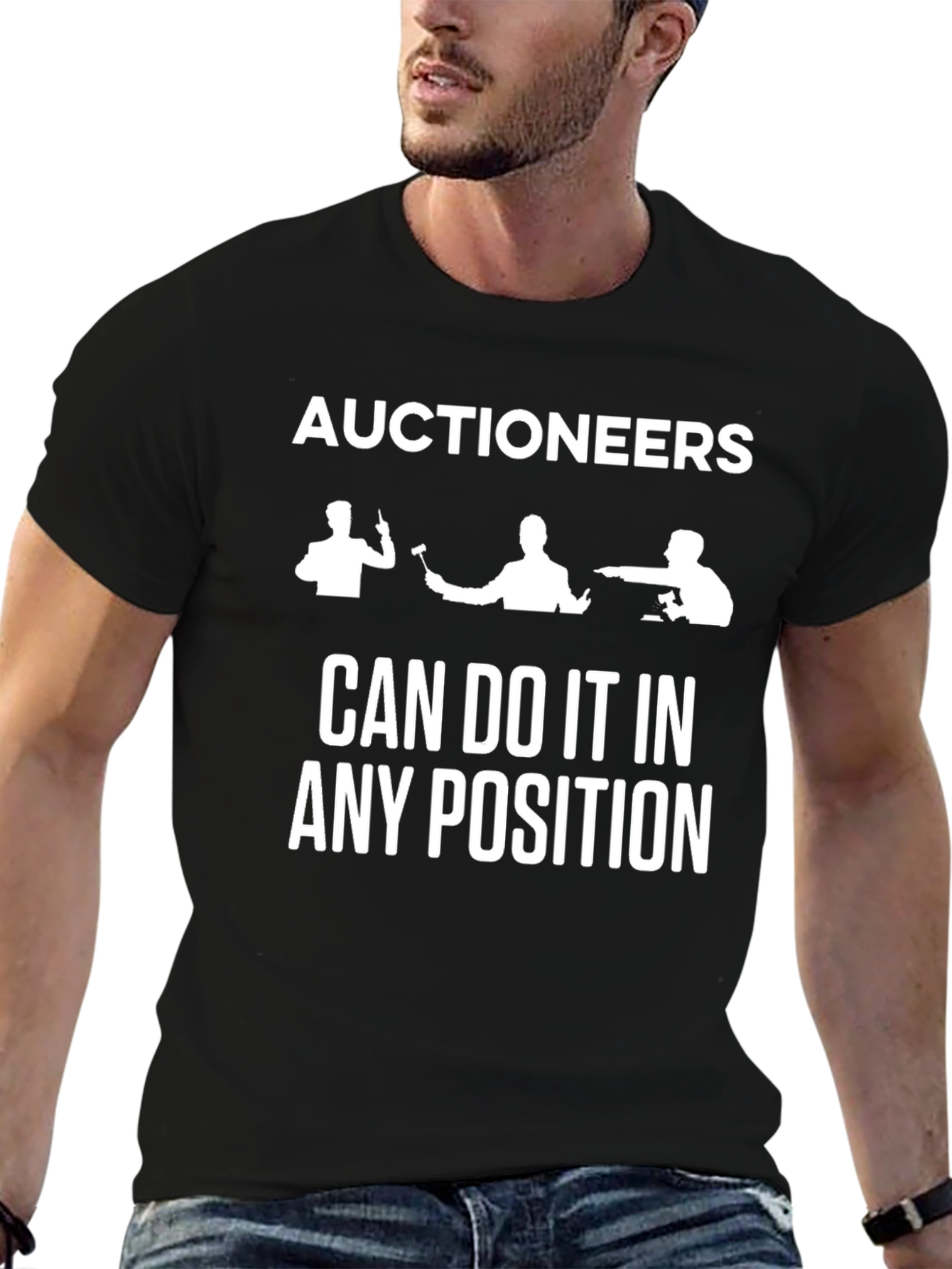 Auctioneers Can Do It Tee - Funny Occupation T-Shirt